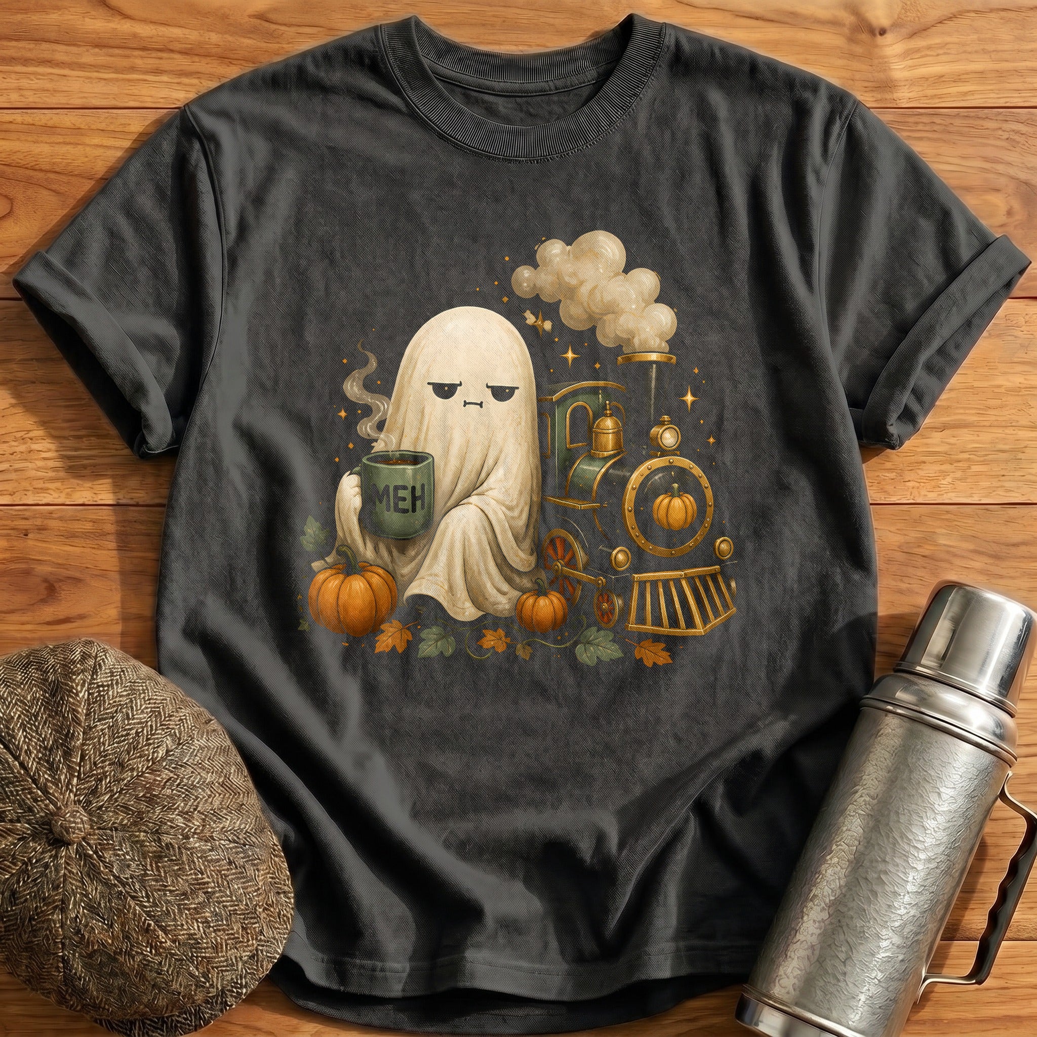 Meh Ghost Mug 59 - Charcoal