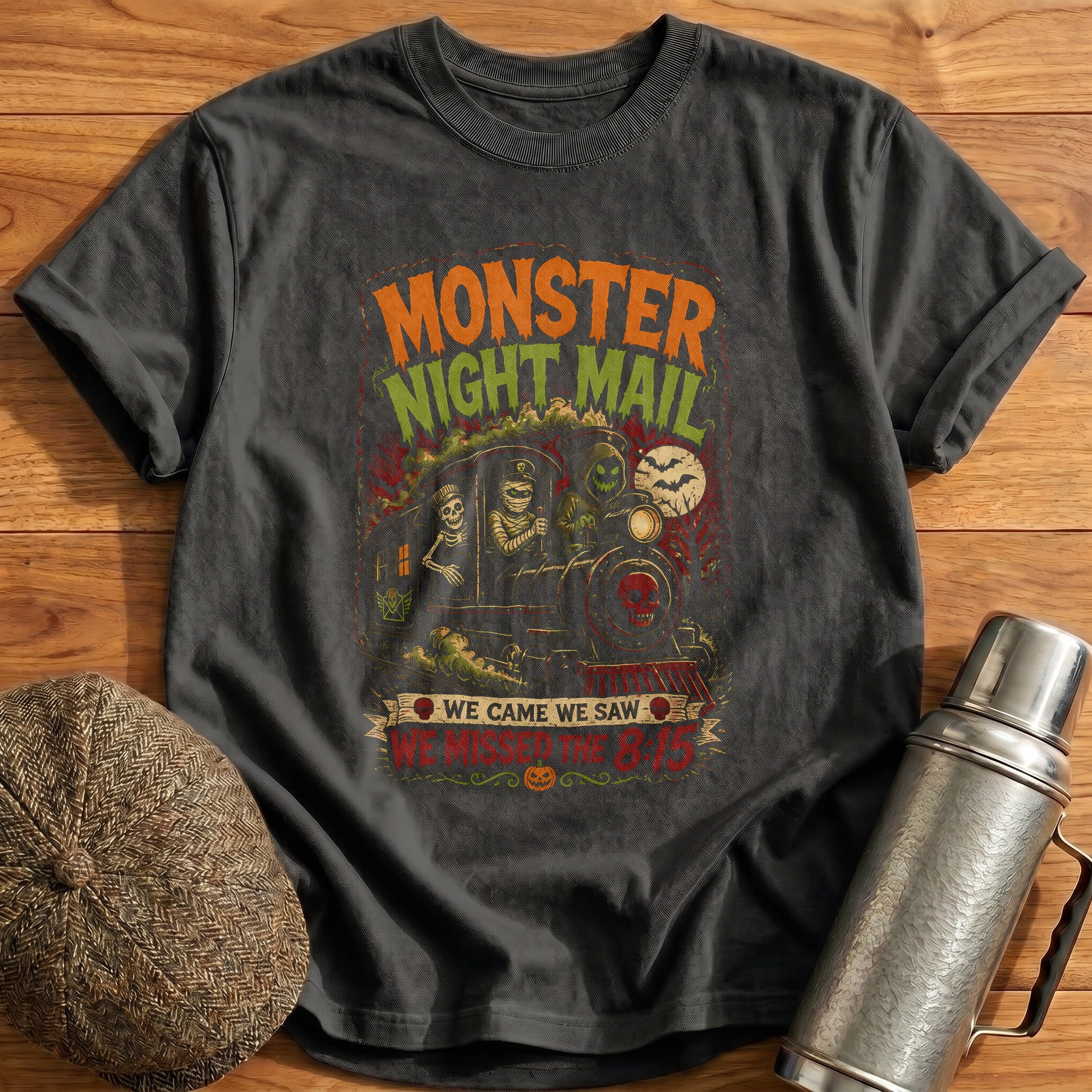 Monster Night Mail Poster 62 - Charcoal