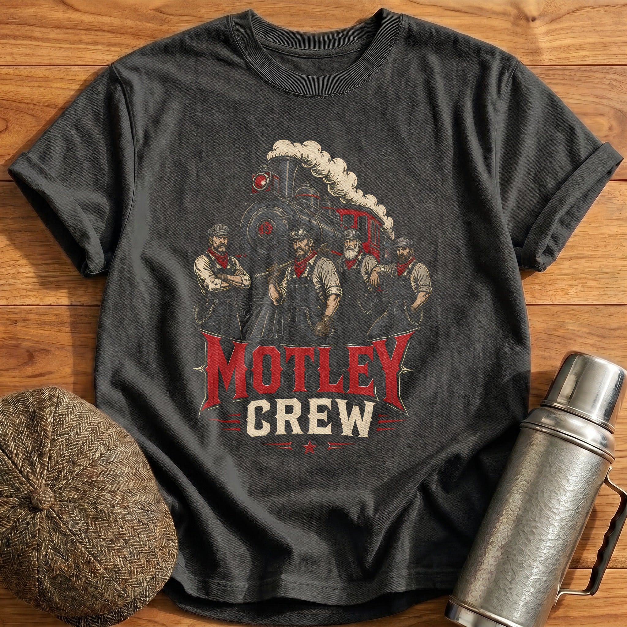 Motley Crew 57 T-Shirt - Charcoal