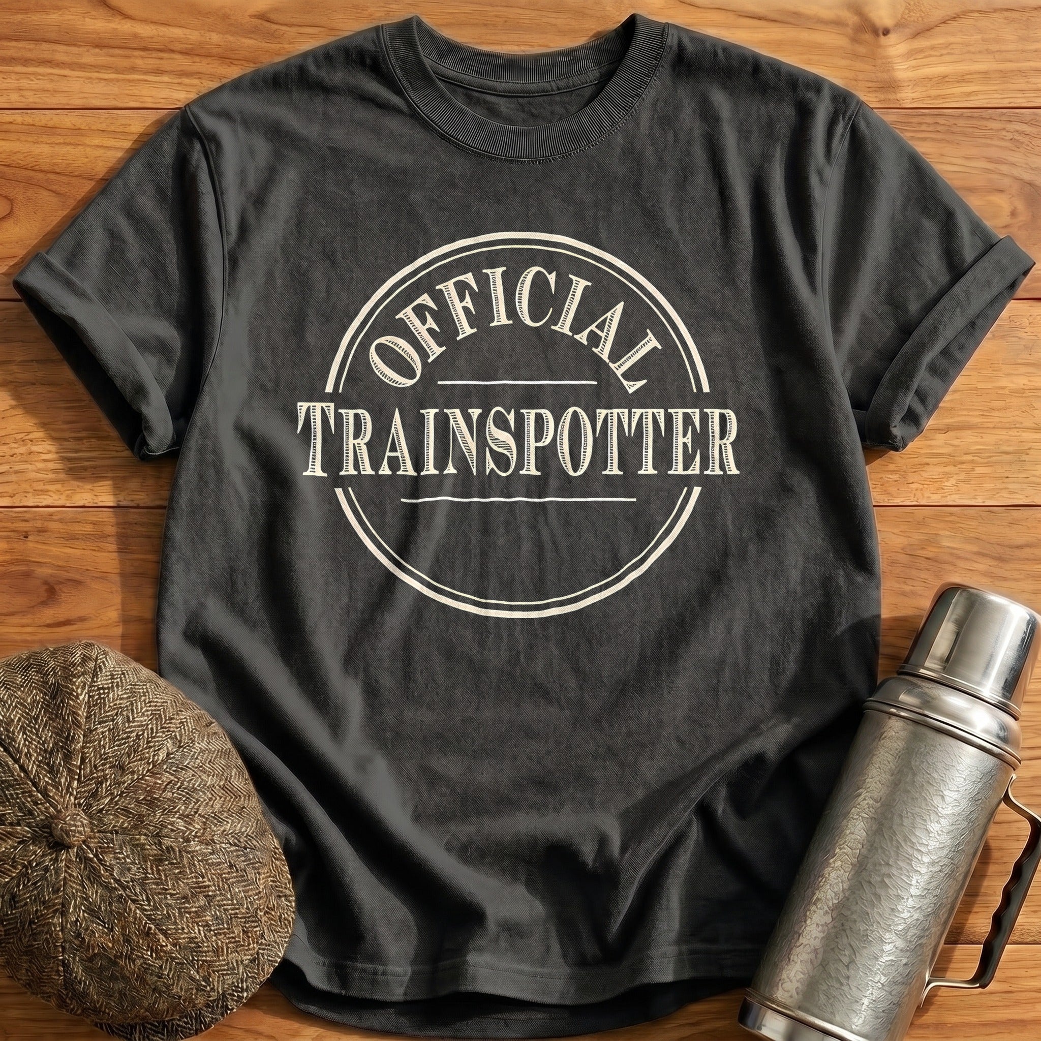 Official Trainspotter 66 T-Shirt - Charcoal