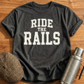 Ride The Rails 78 T-Shirt - Charcoal