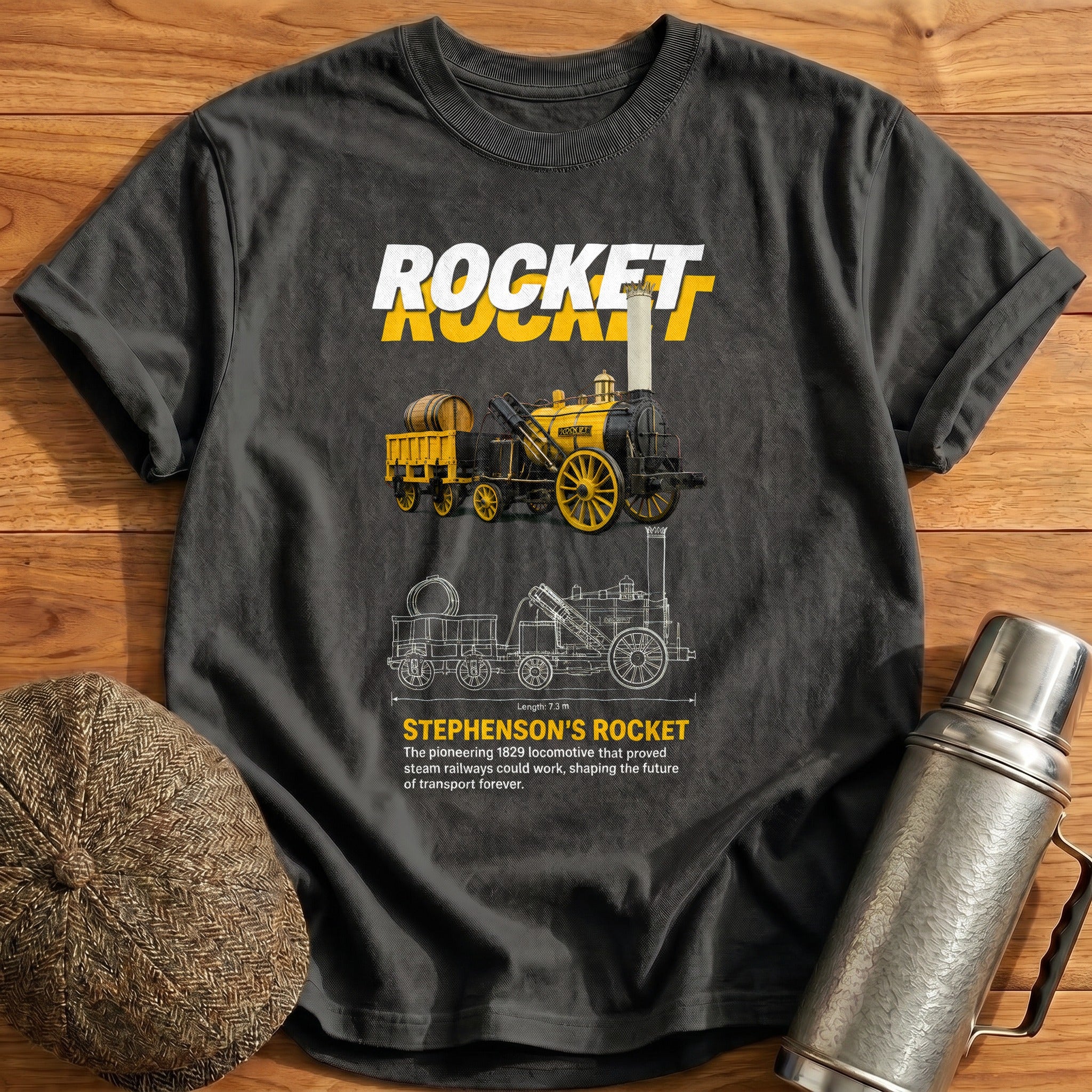 Rocket 25 T-Shirt - Charcoal