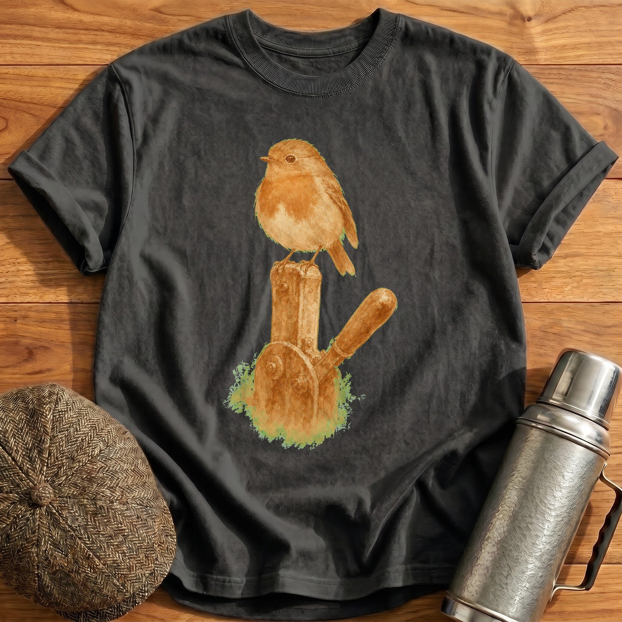 Signal Post Vigil T-Shirt - Charcoal