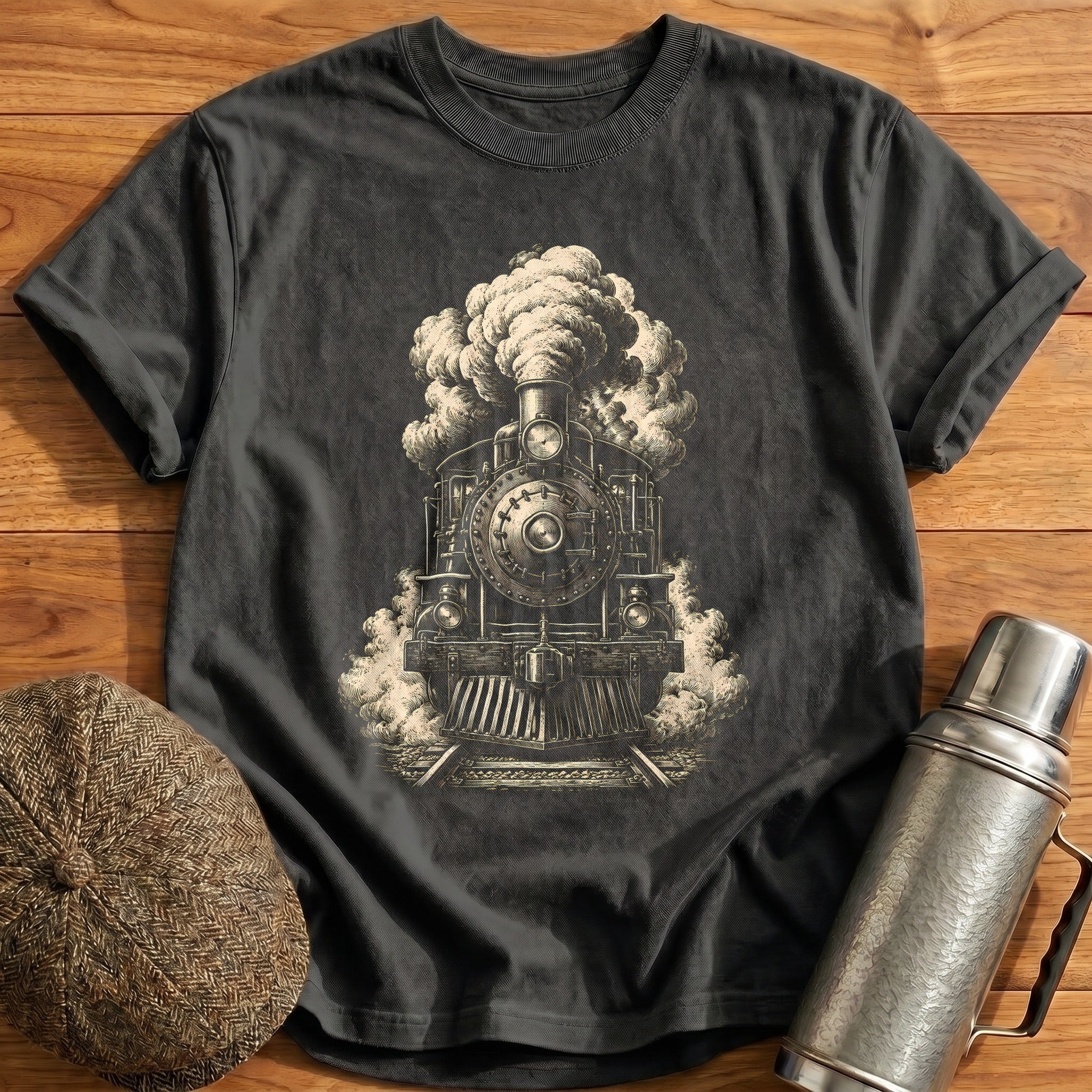 Smoke & Steam T-Shirt - Charcoal