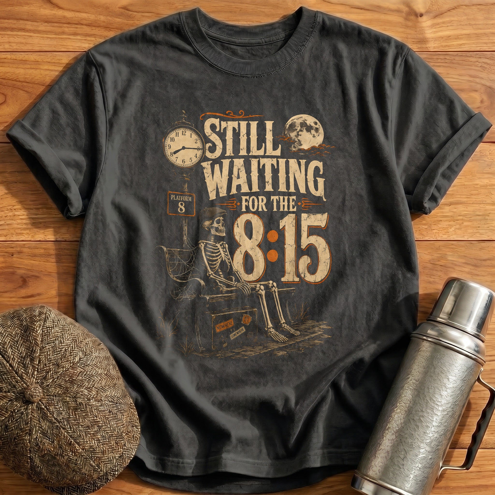 Still Waiting For The 815 T-Shirt - Charcoal