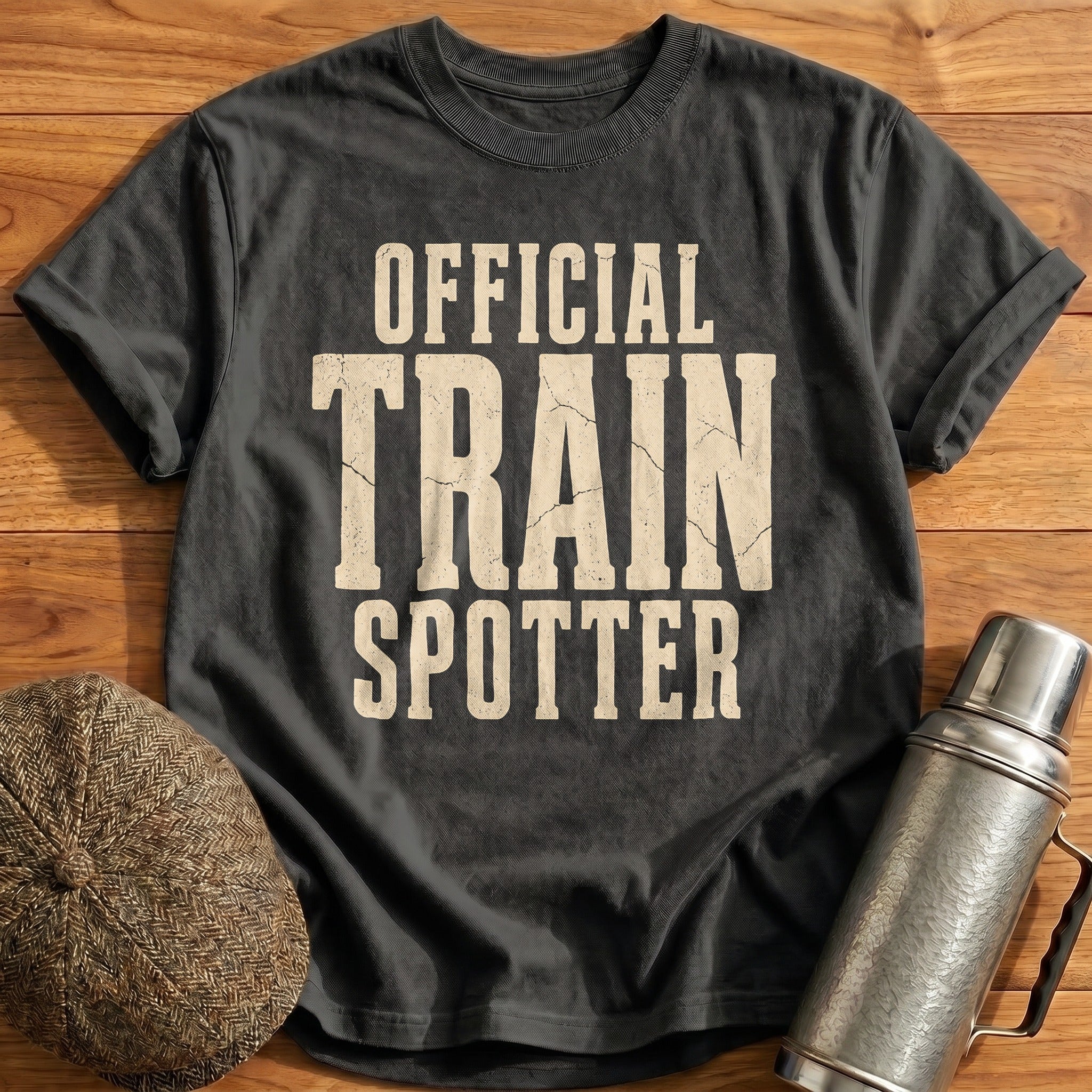 Train Spotter Vintage - Charcoal