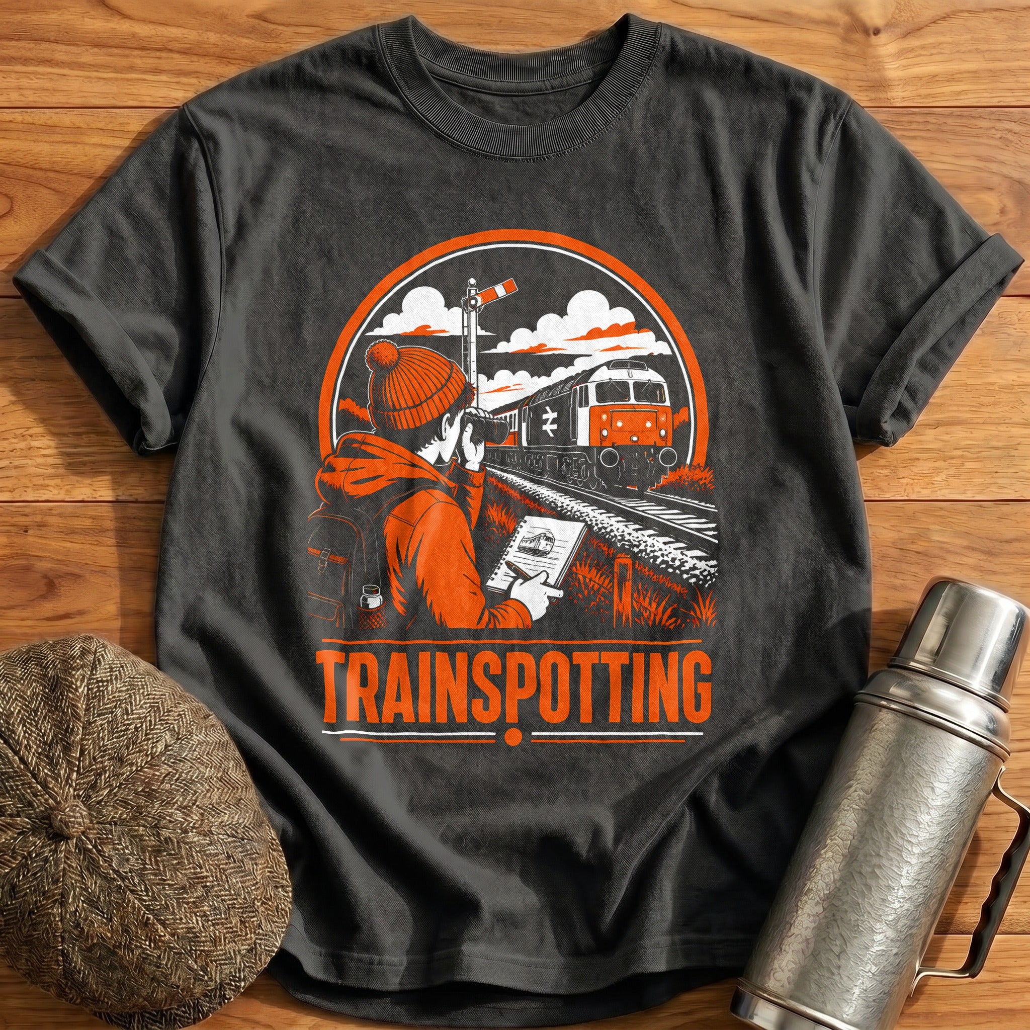 Trainspotting 10 T-Shirt - Charcoal