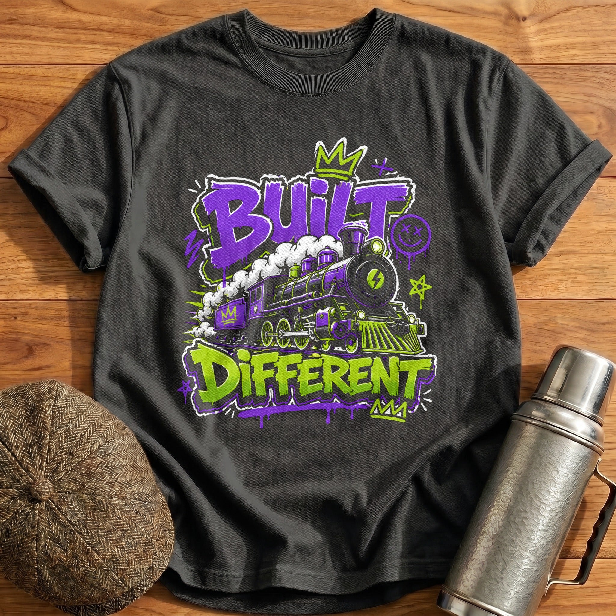 Built Different T-Shirt - Charcoal