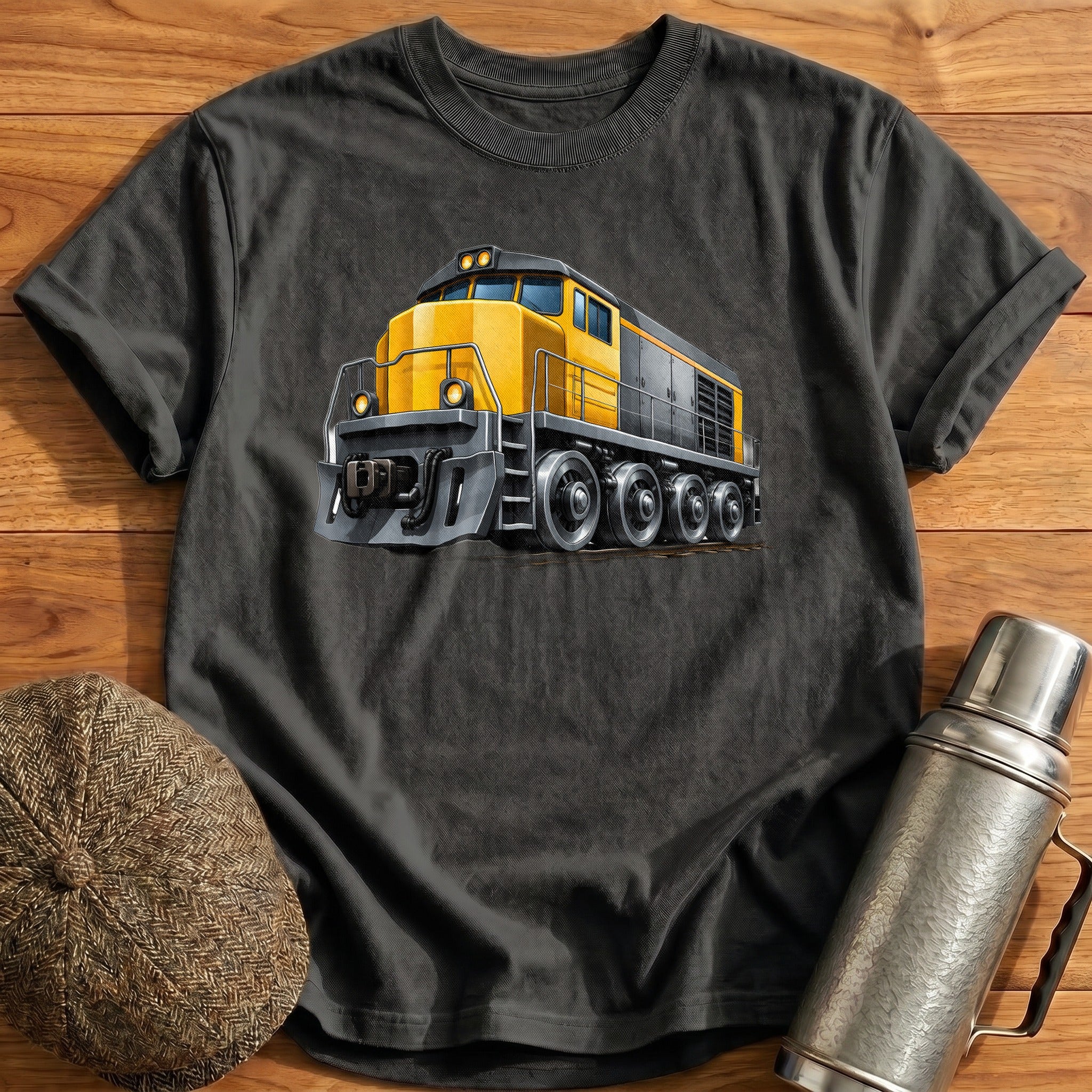 Dieselloco Front34 T-Shirt - Charcoal