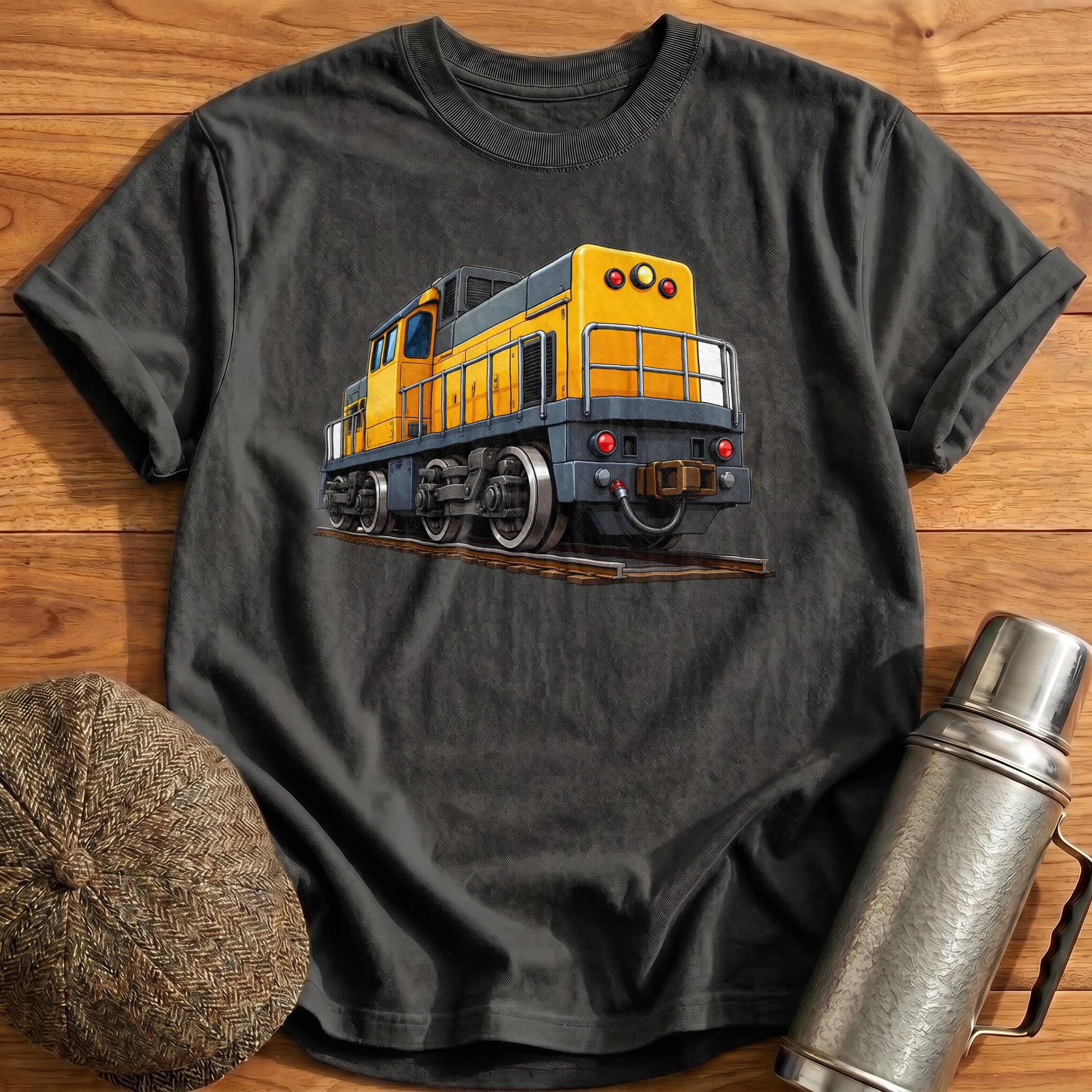 Dieselloco Rear34 T-Shirt - Charcoal