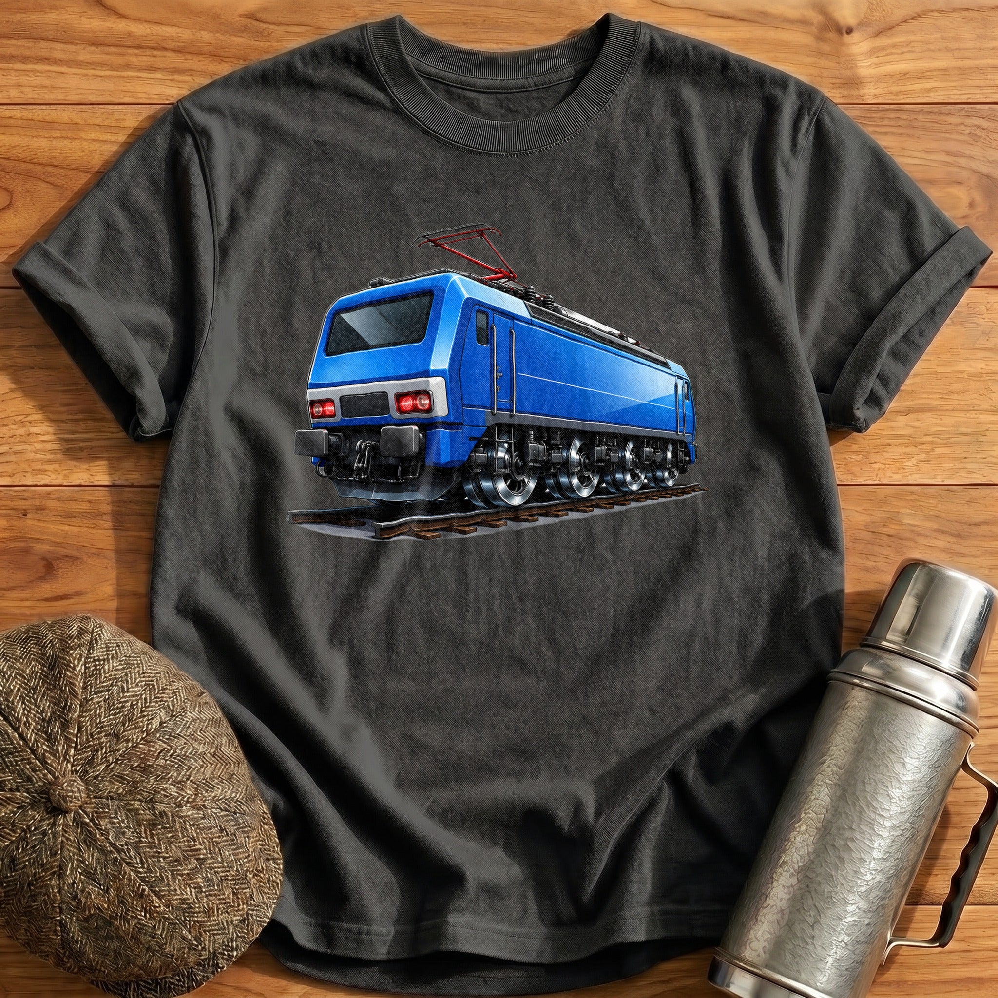 Electricloco Rear34 T-Shirt - Charcoal