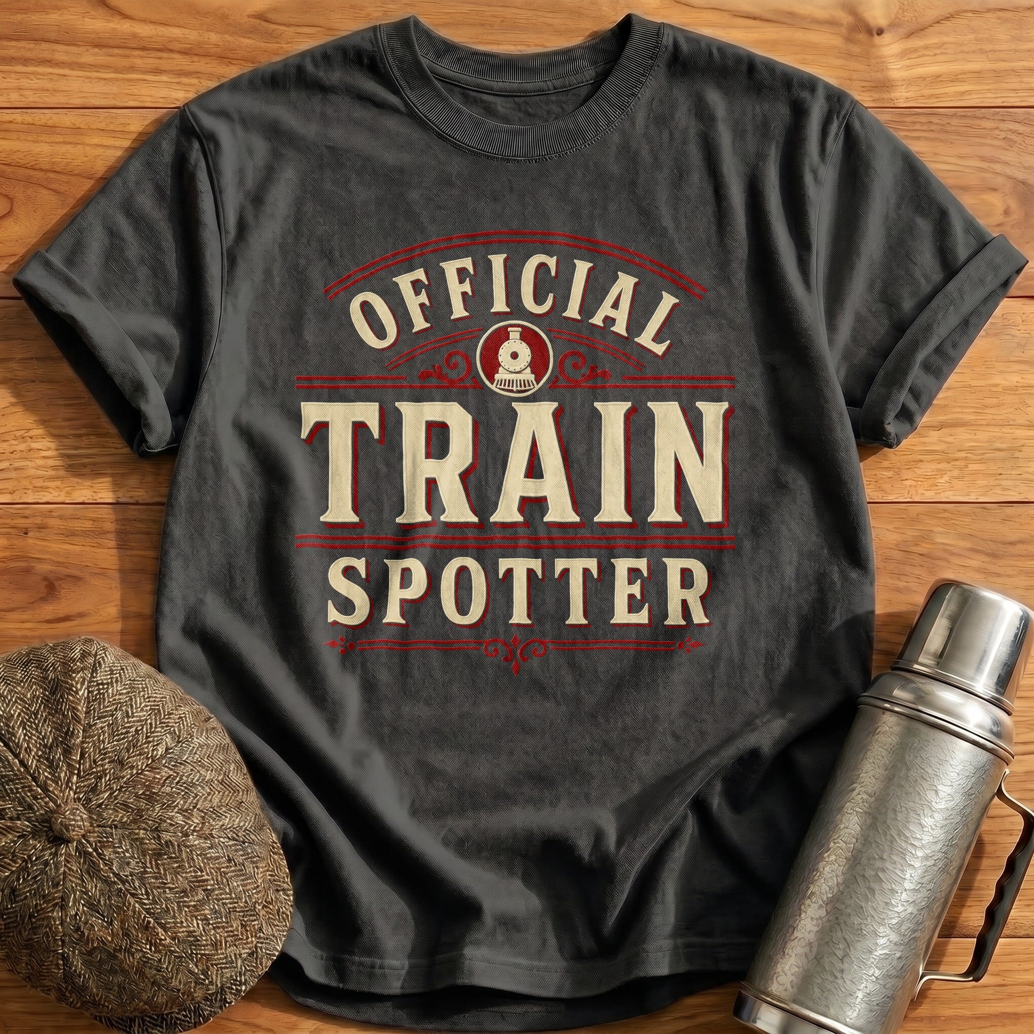 Official Train Spotter T-Shirt - Charcoal