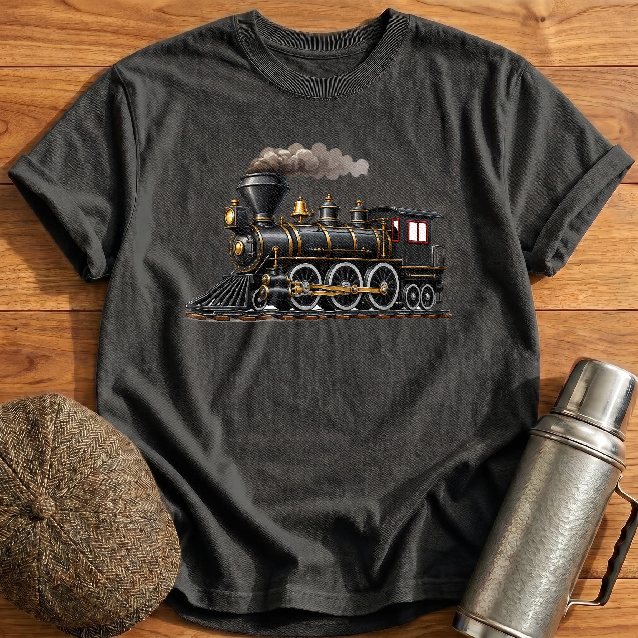 Westernsteam Side T-Shirt - Charcoal