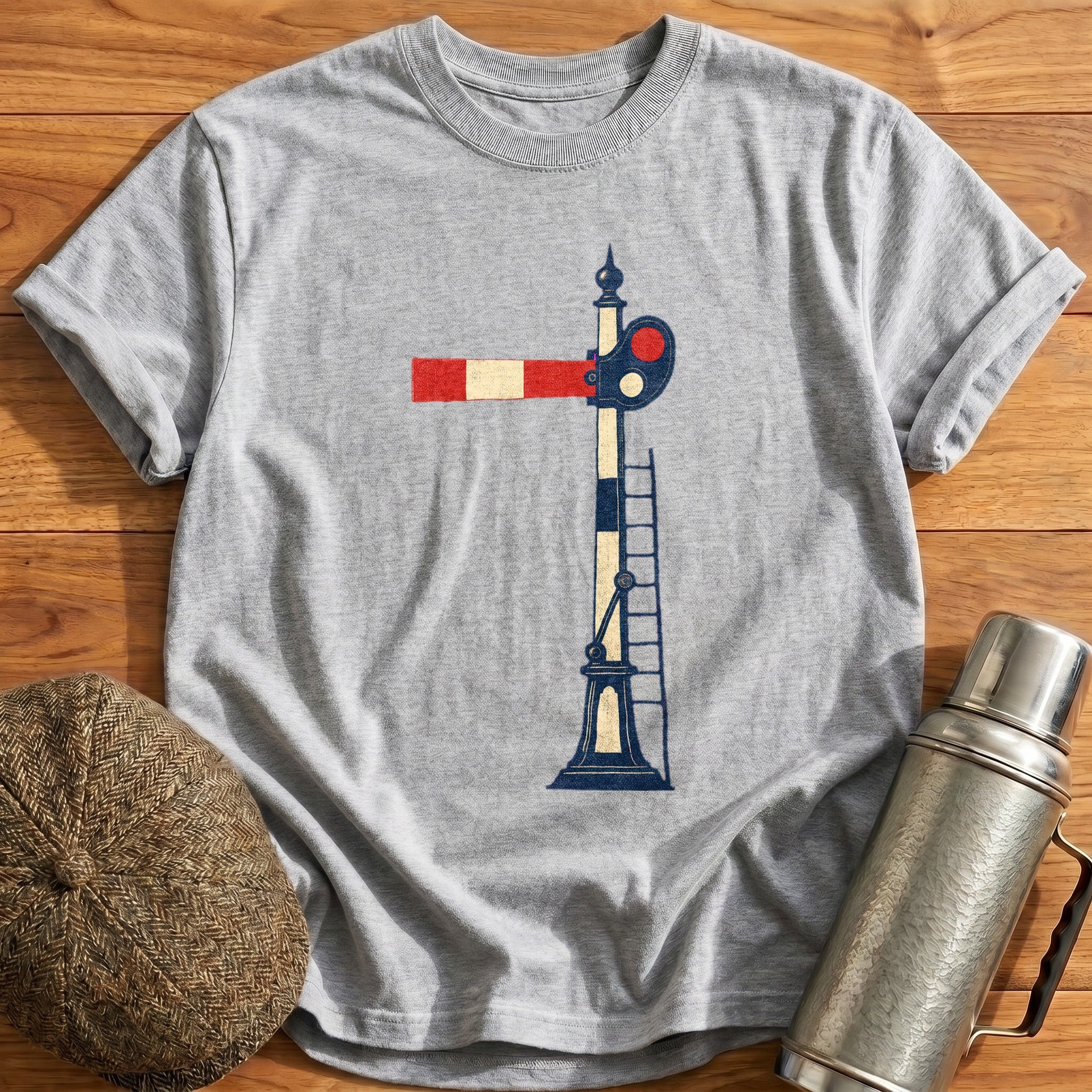 Semaphore Signal T-Shirt - Sport Grey