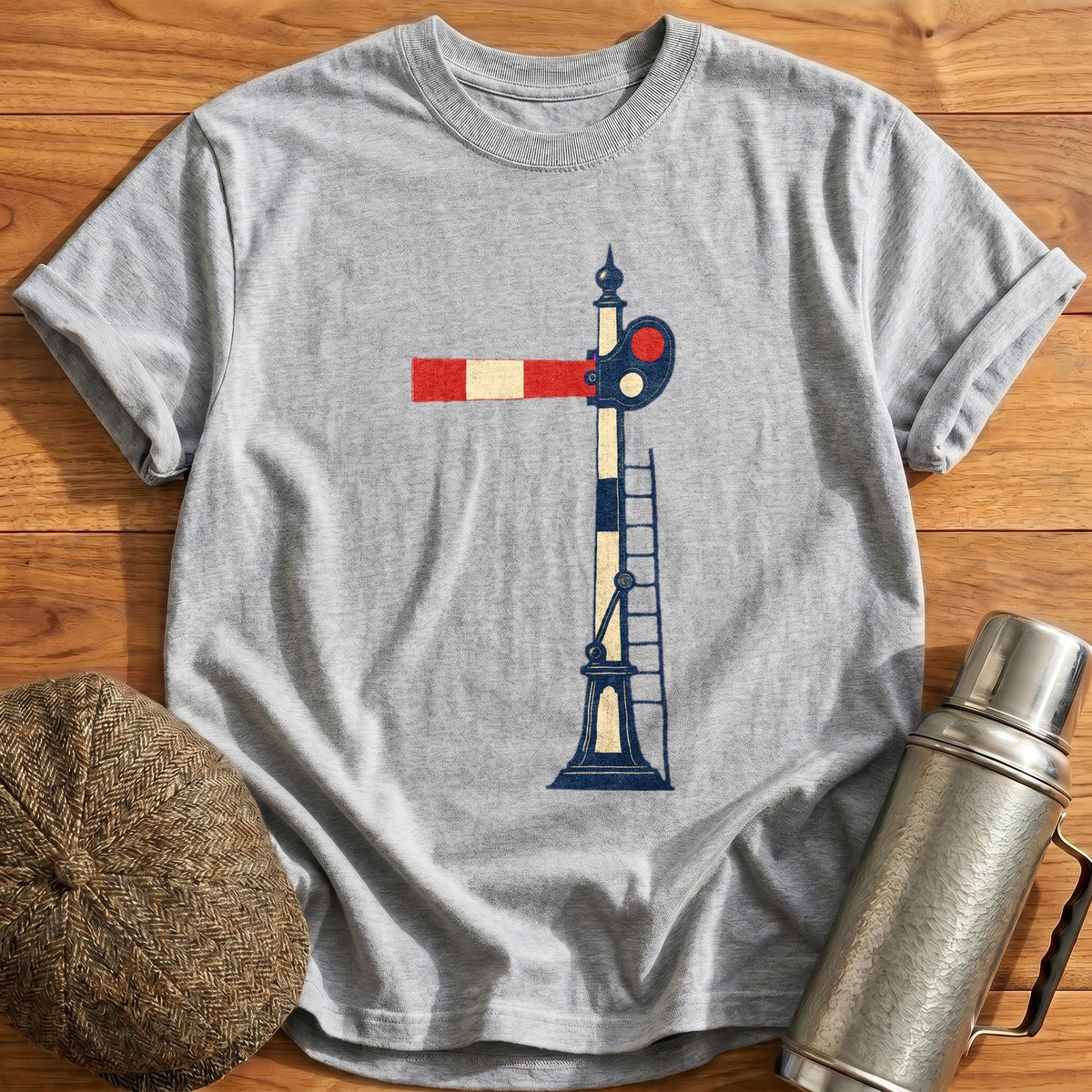 Semaphore Signal Kids T-Shirt - Sport Grey