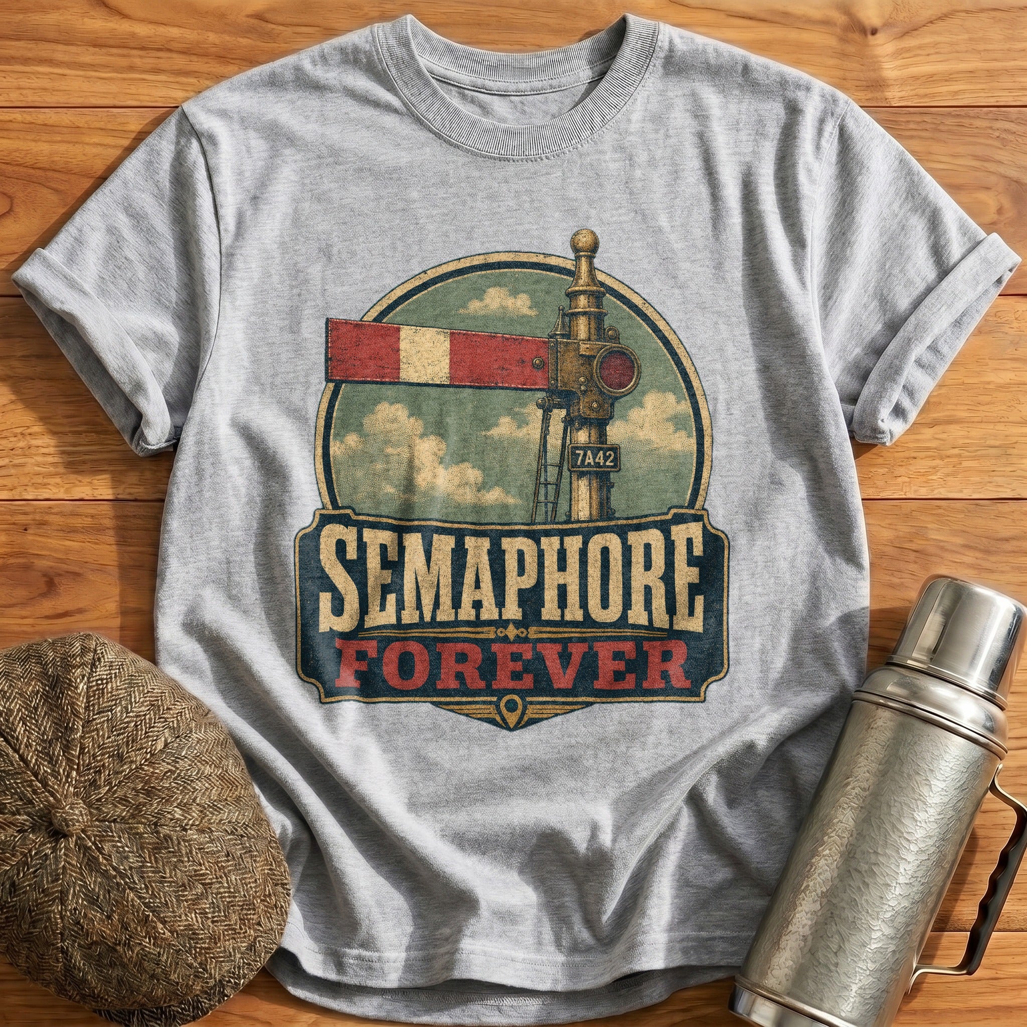 Semaphore Forever T-Shirt - Sport Grey