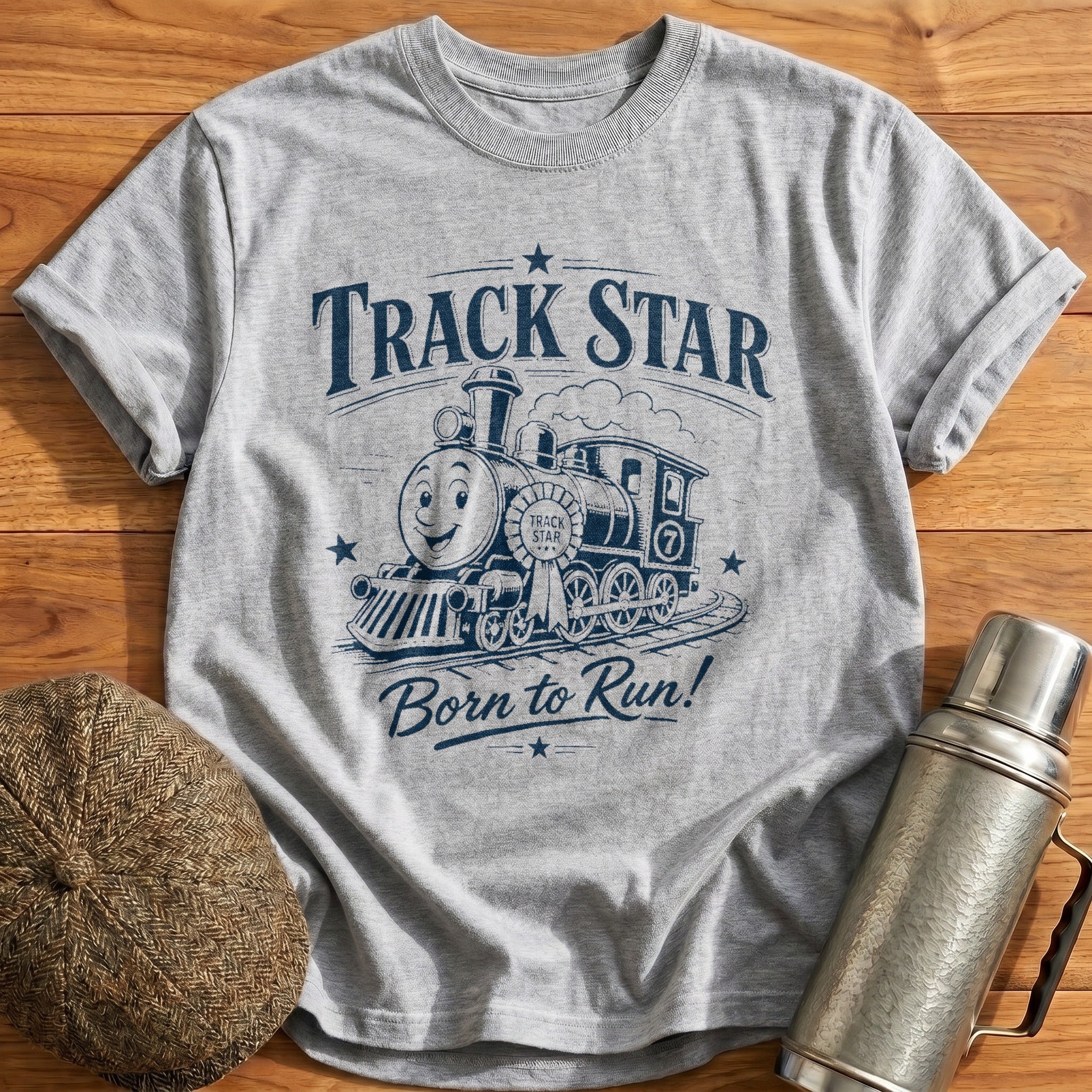 Track Star T-Shirt - Sport Grey