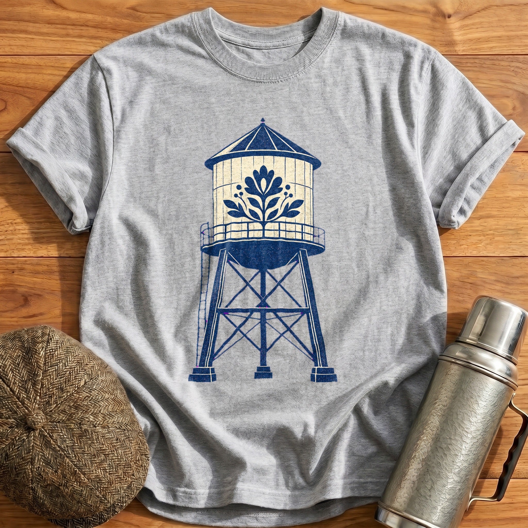Water Tower T-Shirt - Sport Grey