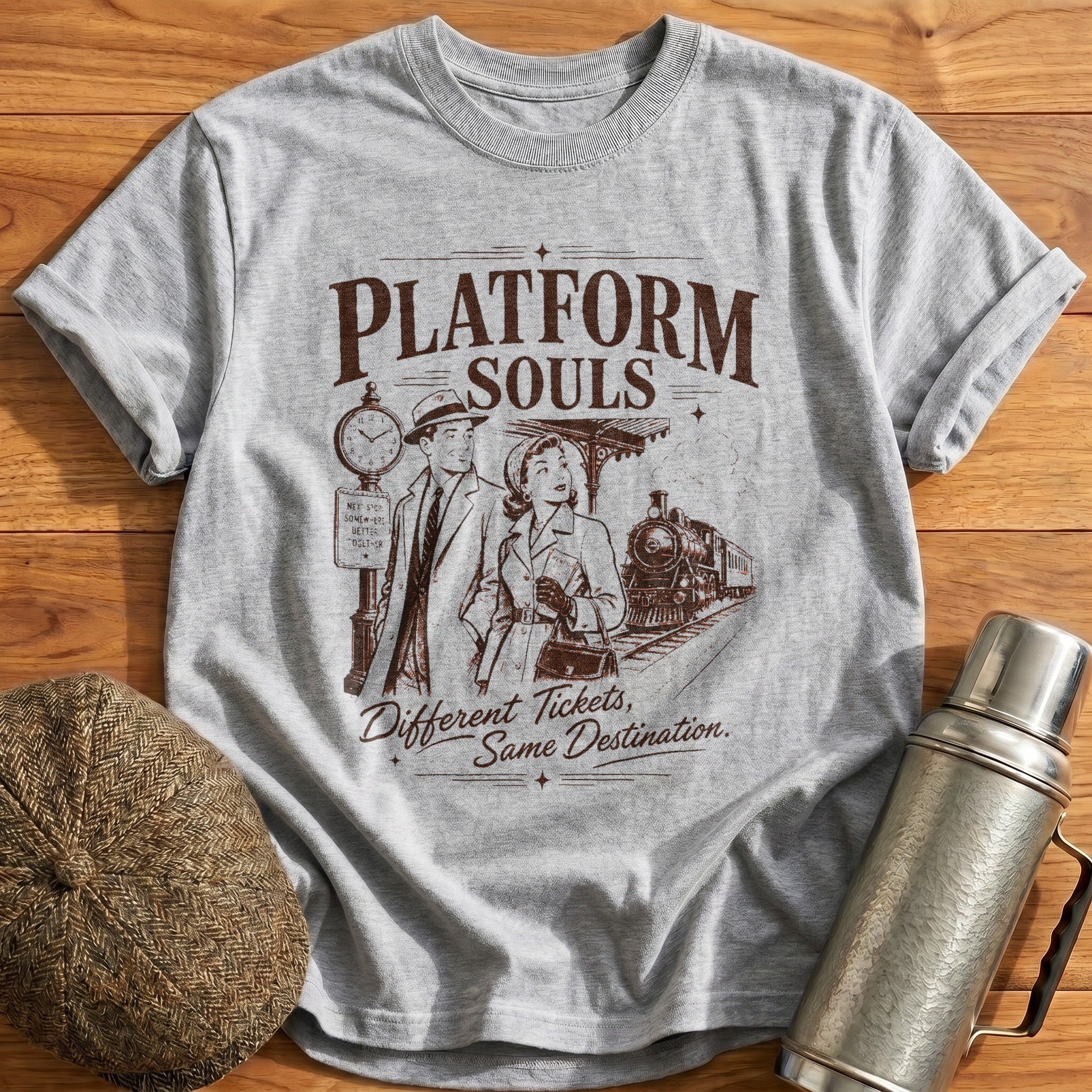 Platform Souls T-Shirt - Sport Grey