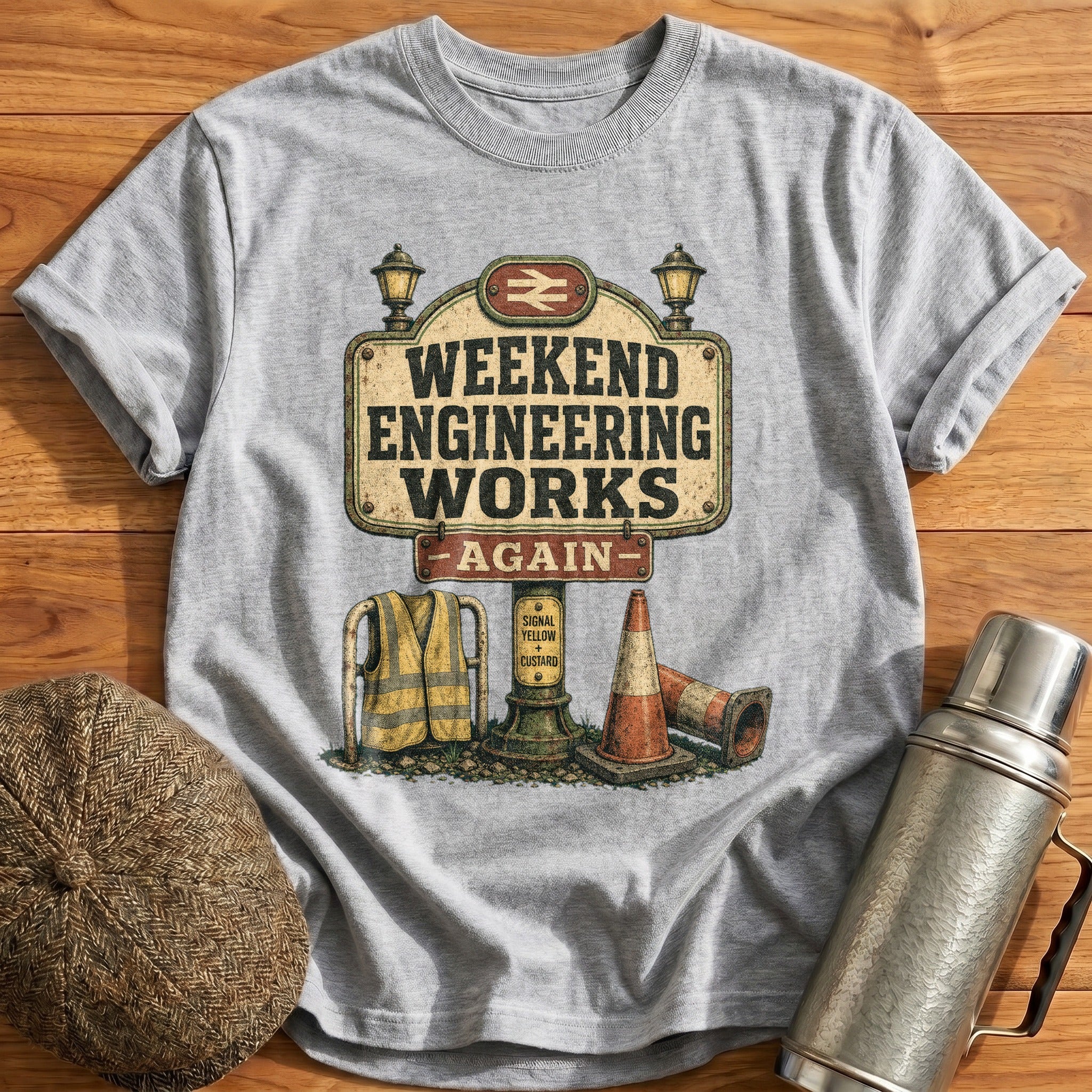Weekend Engineering Works T-Shirt - Sport Grey