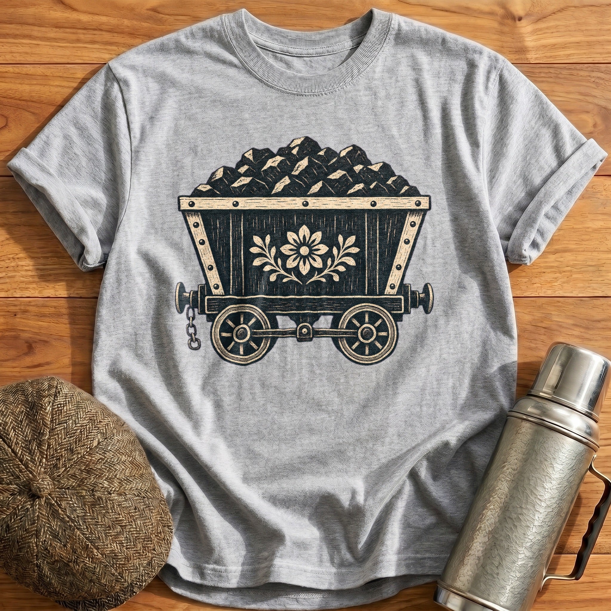 Coal Wagon T-Shirt - Sport Grey