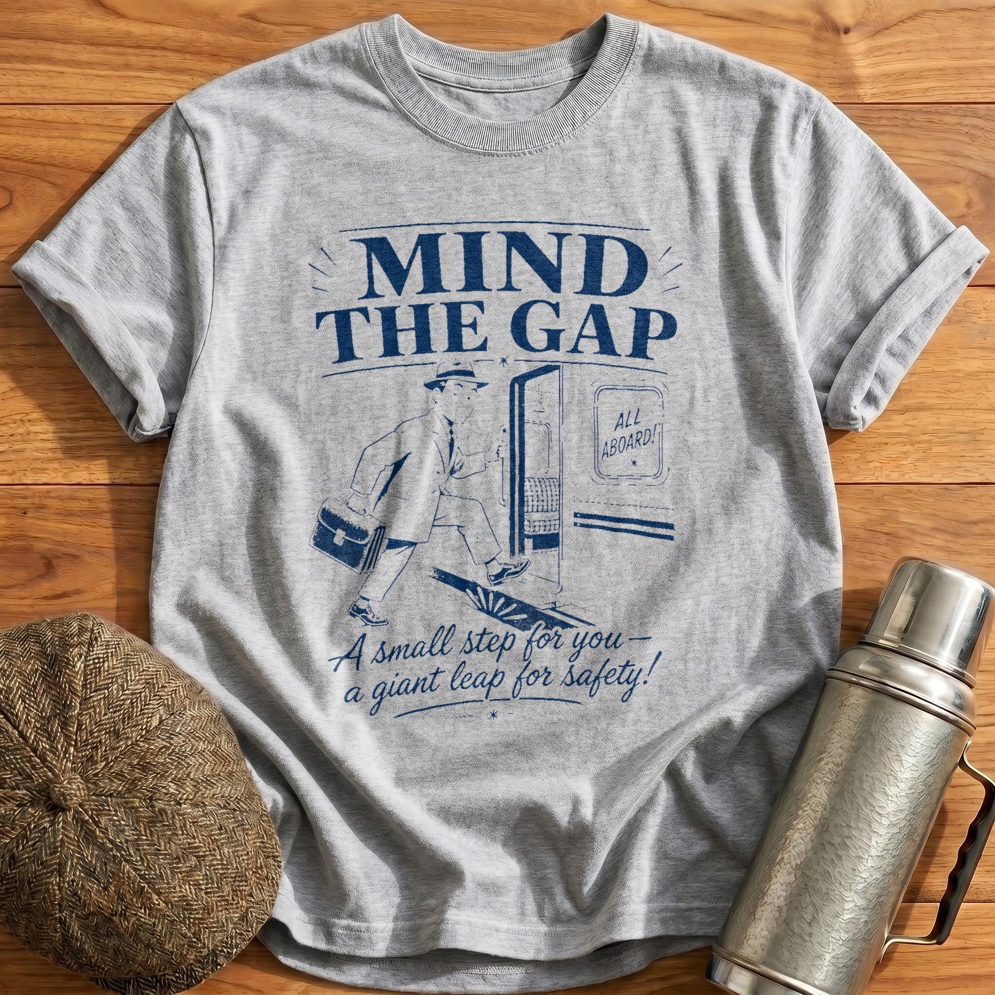Mind the Gap T-Shirt - Sport Grey