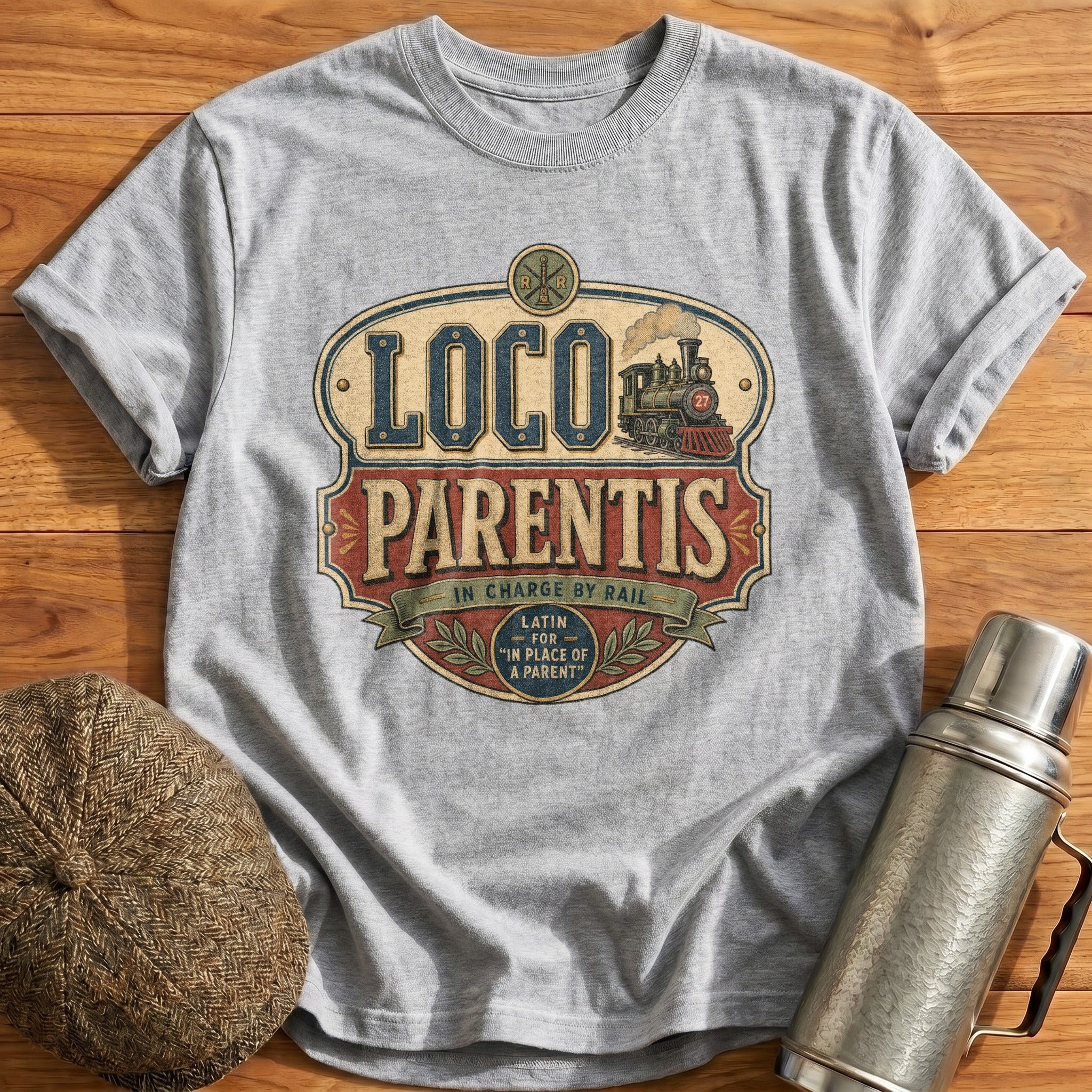 Loco Parentis T-Shirt - Sport Grey