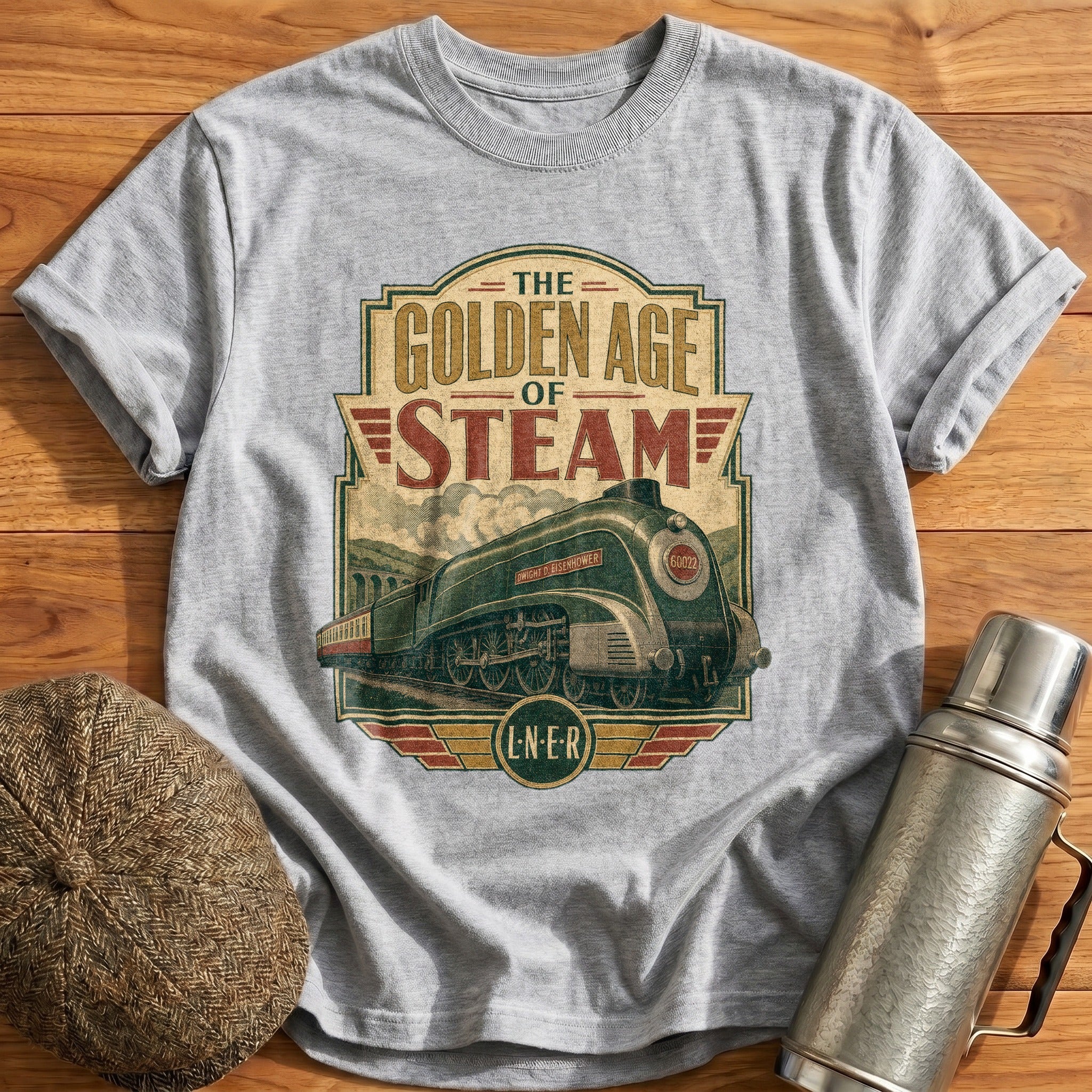 The Golden Age of Steam II T-Shirt - Sport Grey