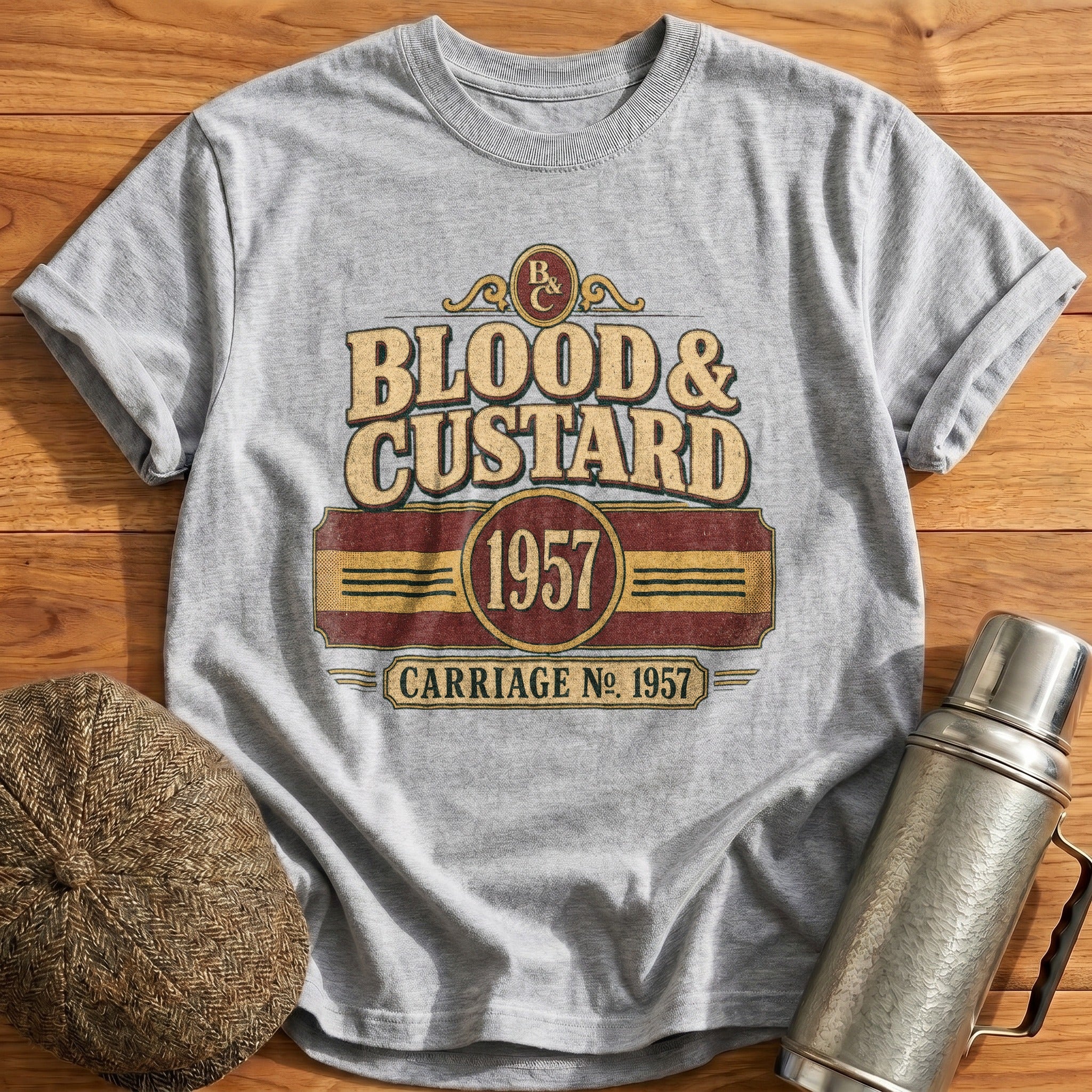 Blood & Custard II T-Shirt - Sport Grey
