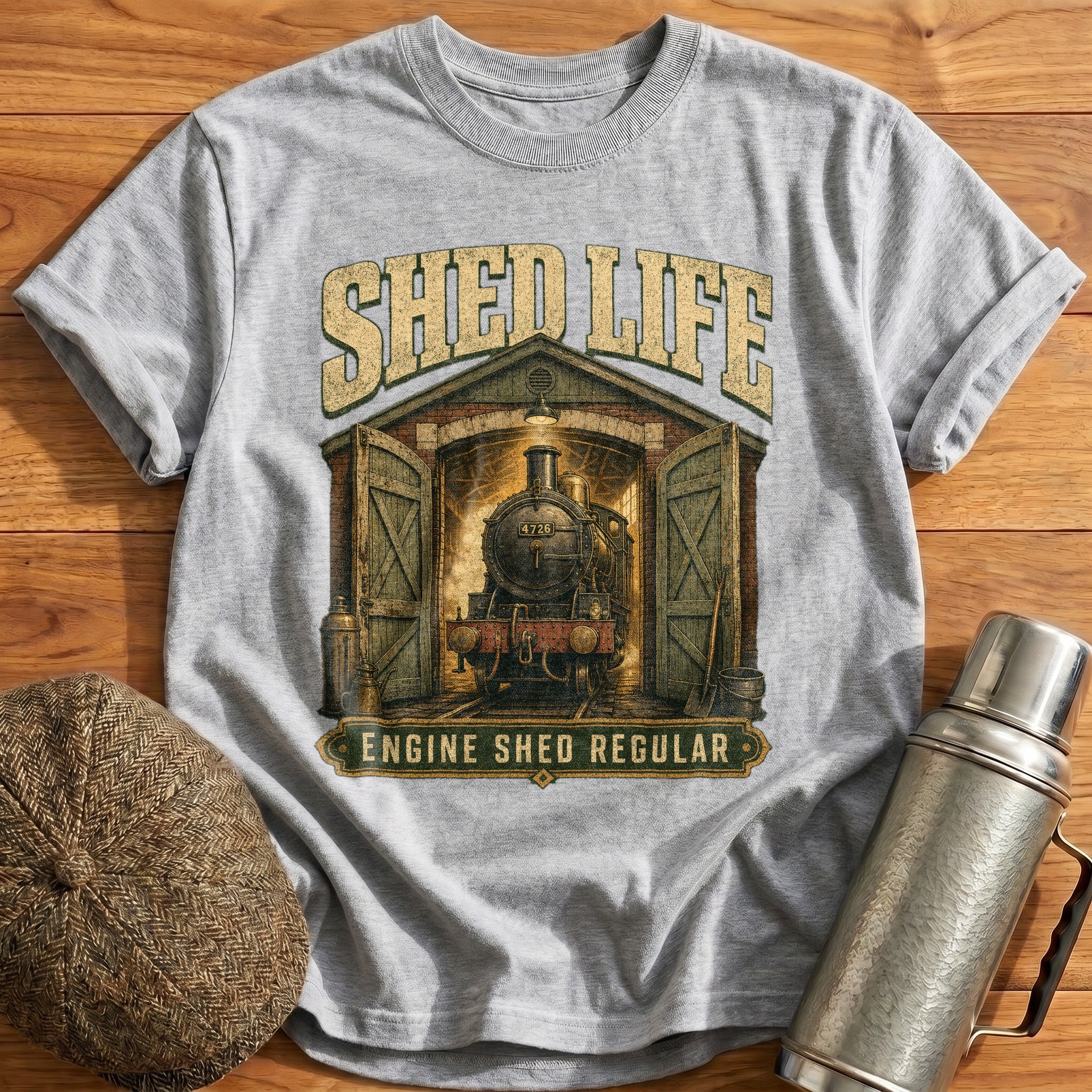 Shed Life T-Shirt - Sport Grey