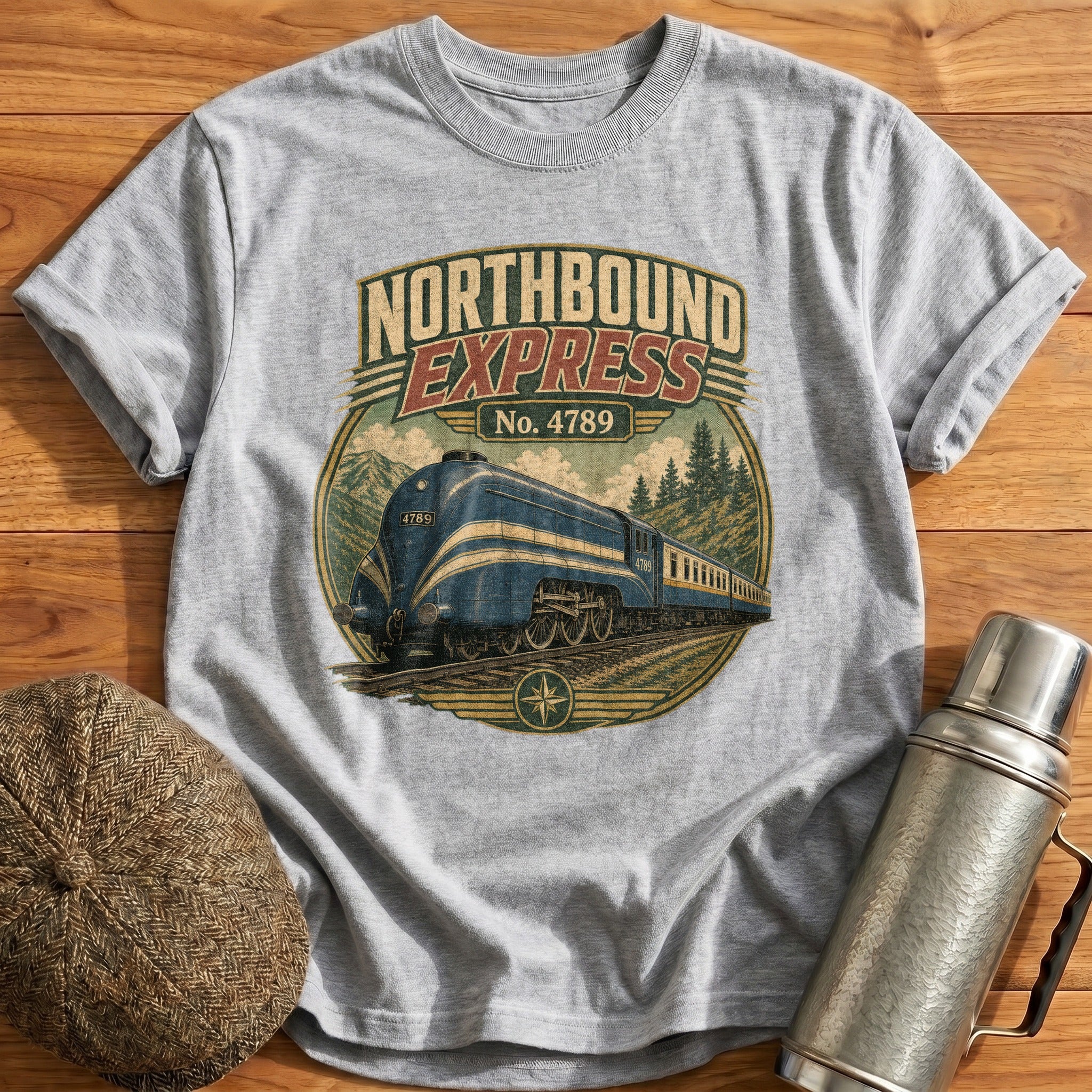 Northbound Express T-Shirt - Sport Grey
