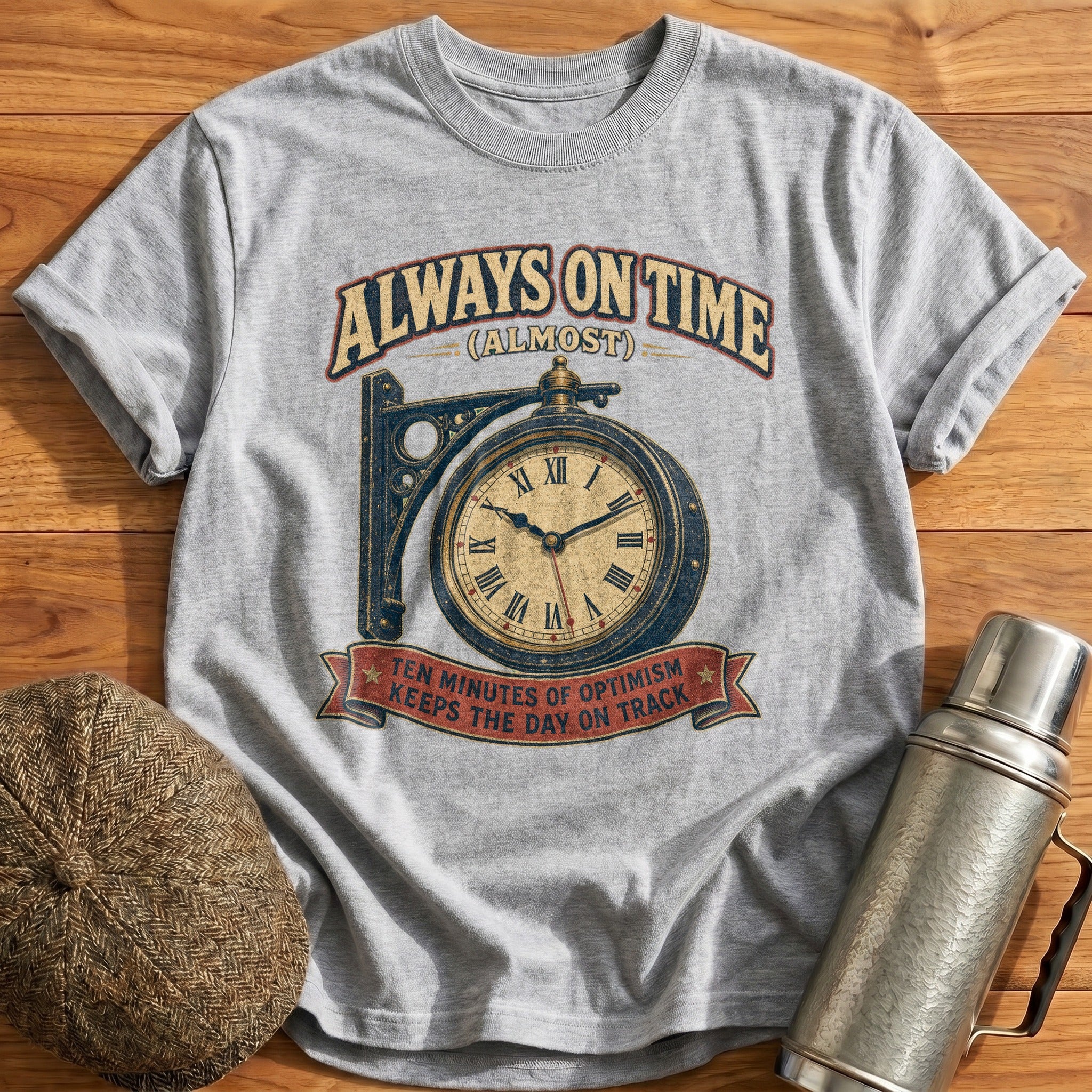 Always on Time T-Shirt - Sport Grey