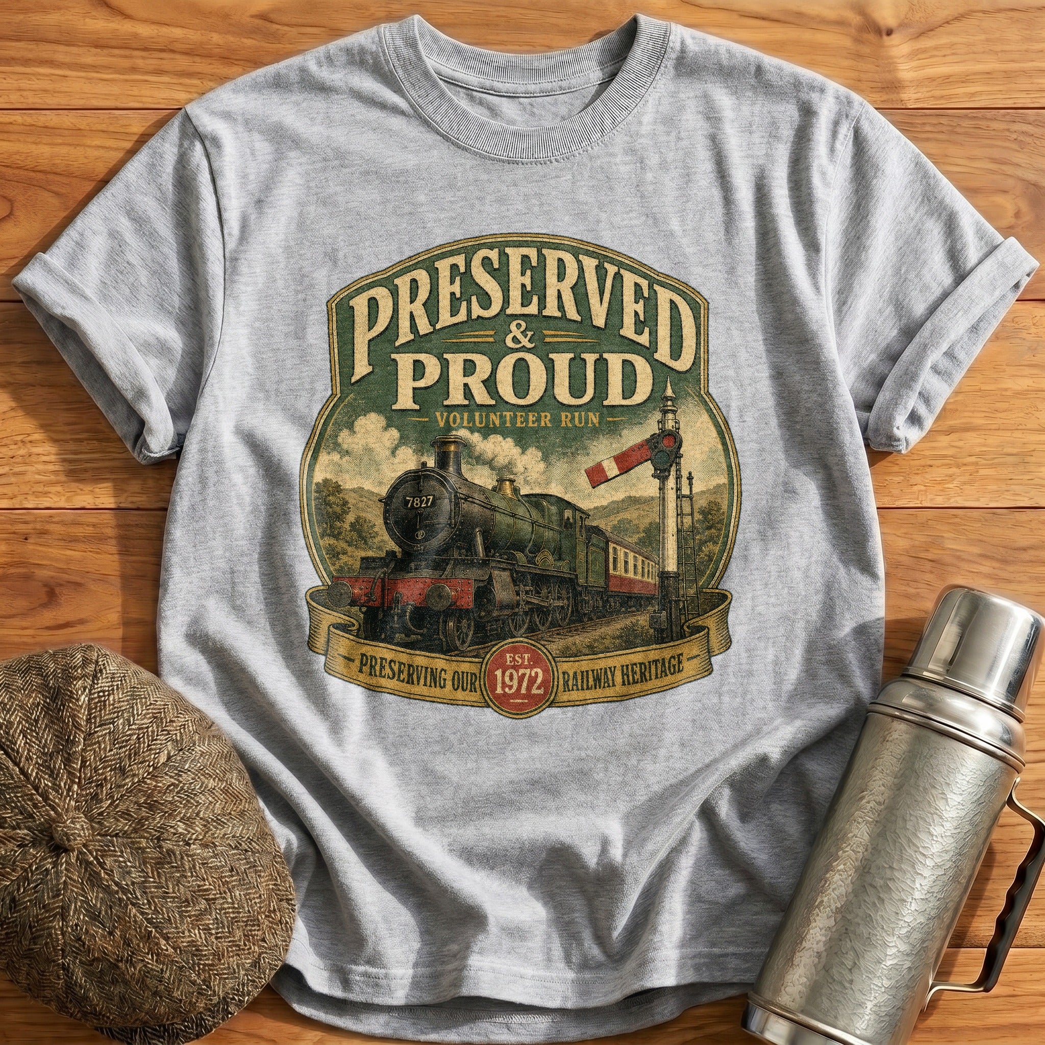 Preserved & Proud II T-Shirt - Sport Grey