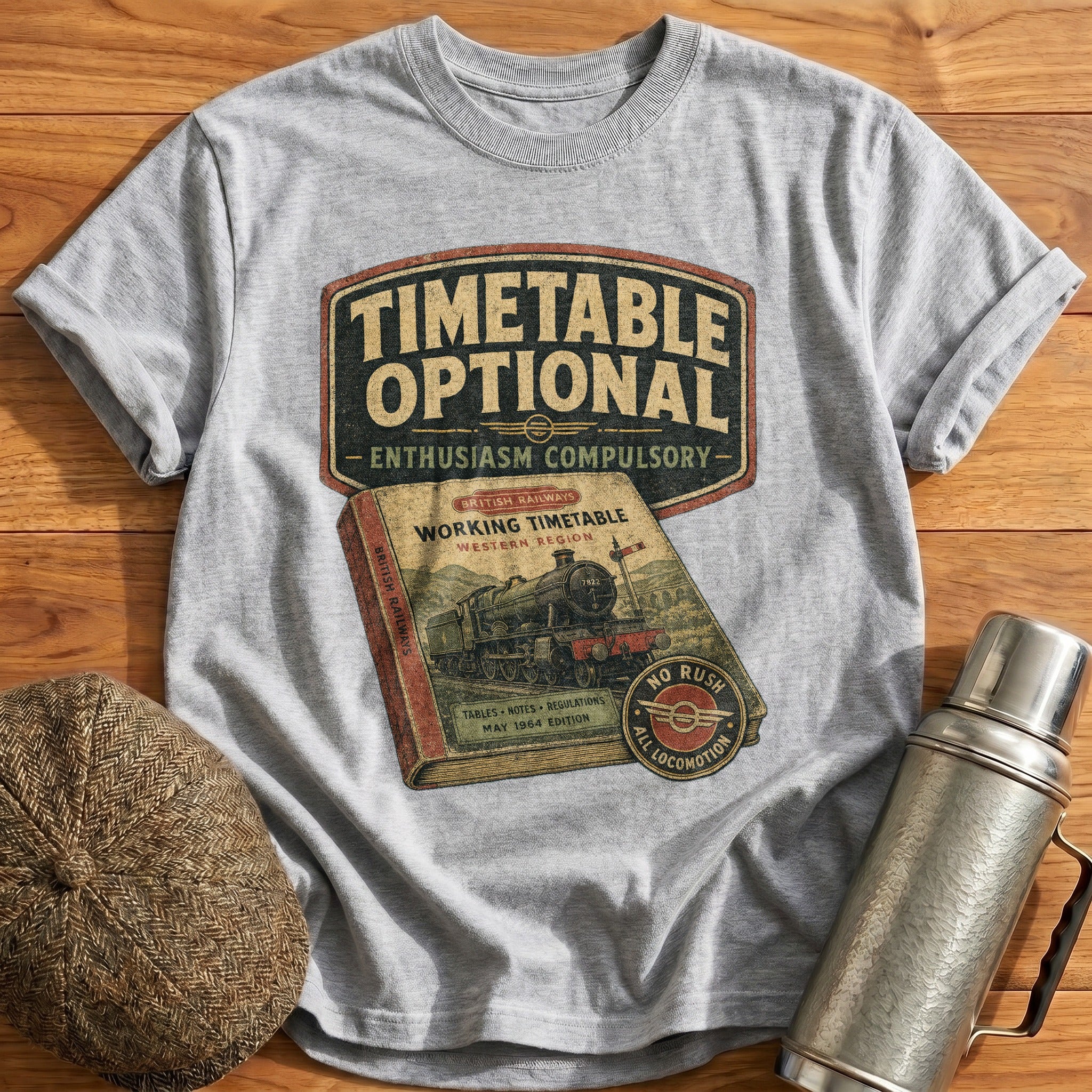 Timetable Optional T-Shirt - Sport Grey