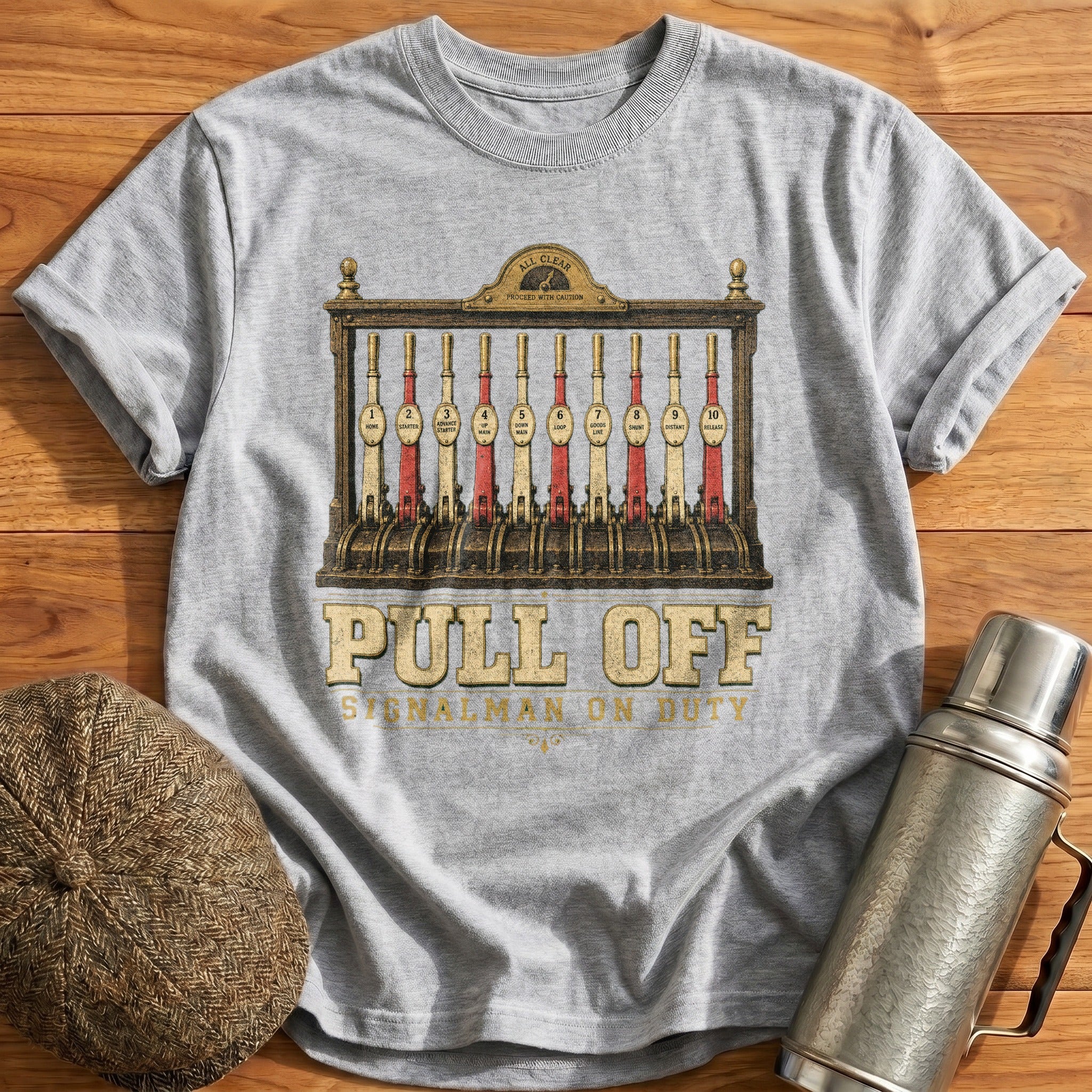 Pull Off T-Shirt - Sport Grey
