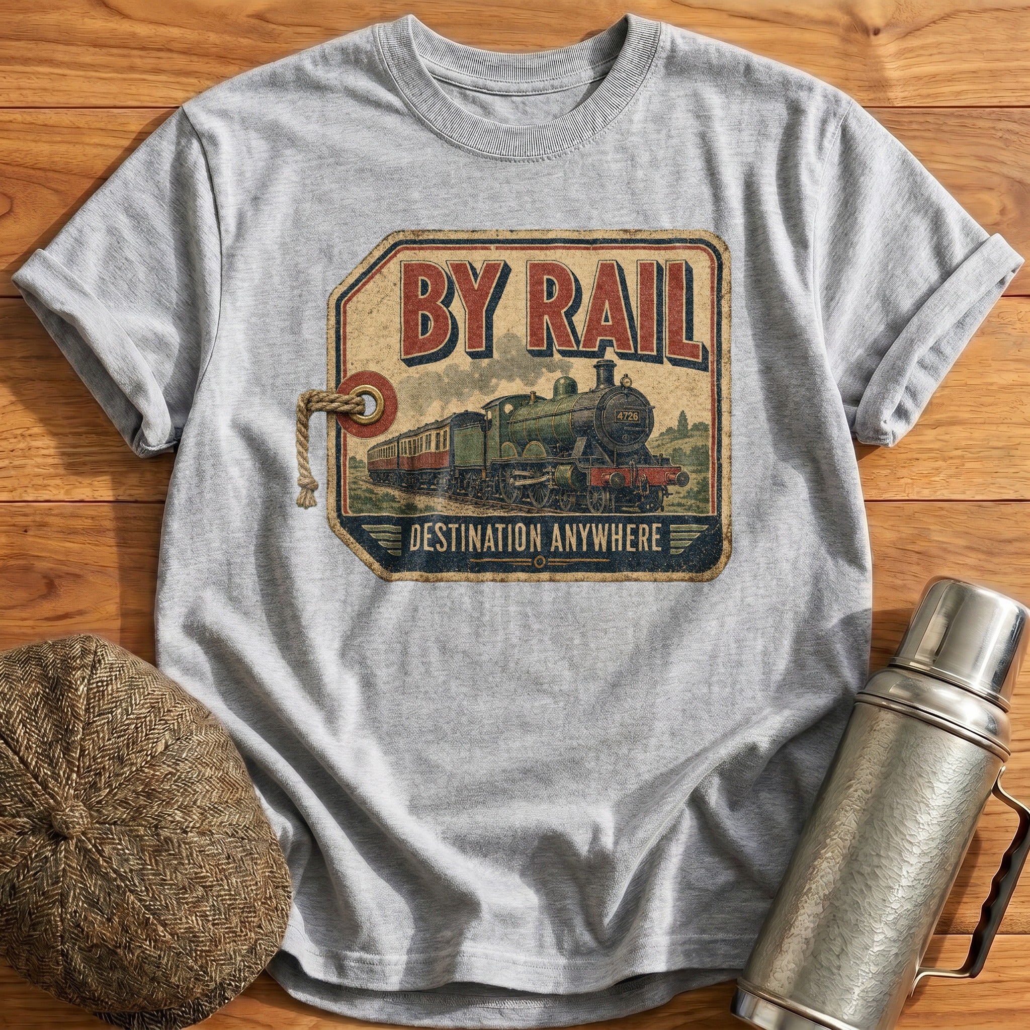 By Rail T-Shirt - Sport Grey