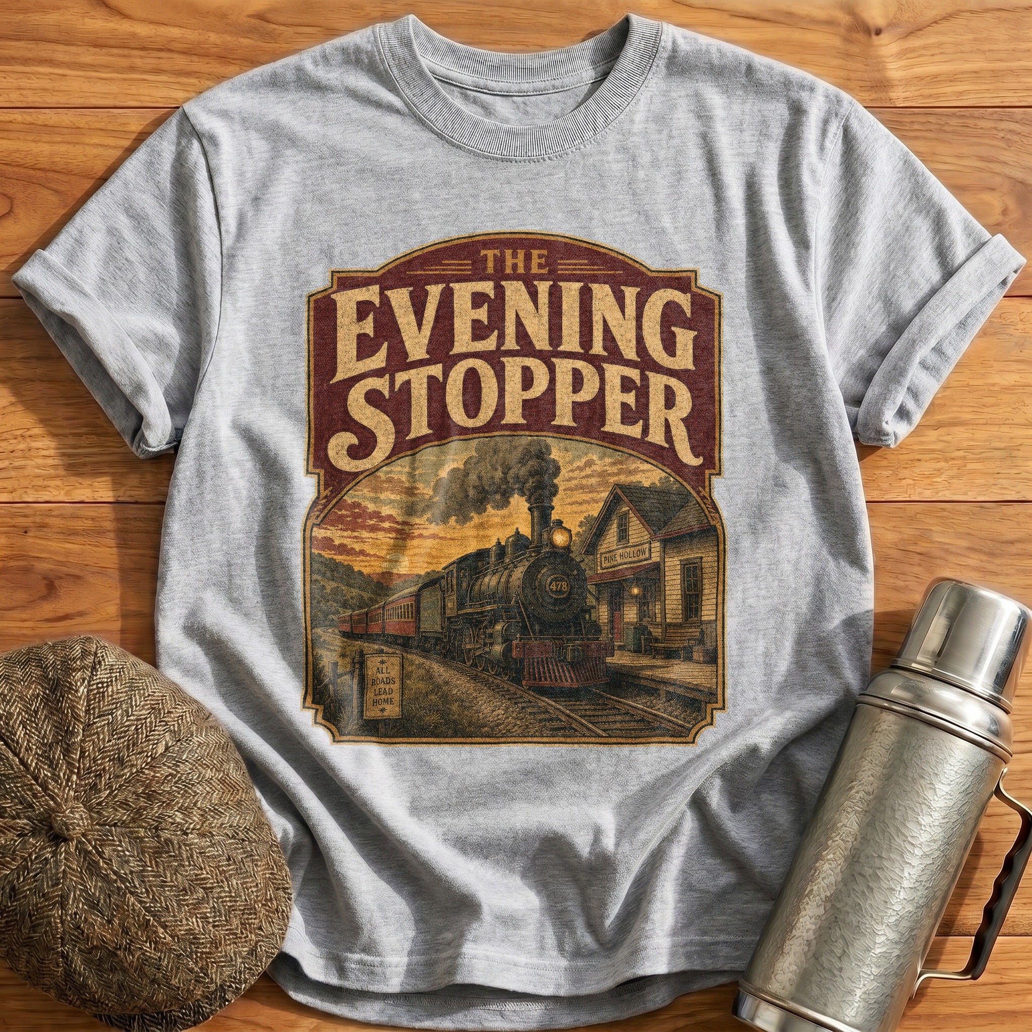 The Evening Stopper T-Shirt - Sport Grey
