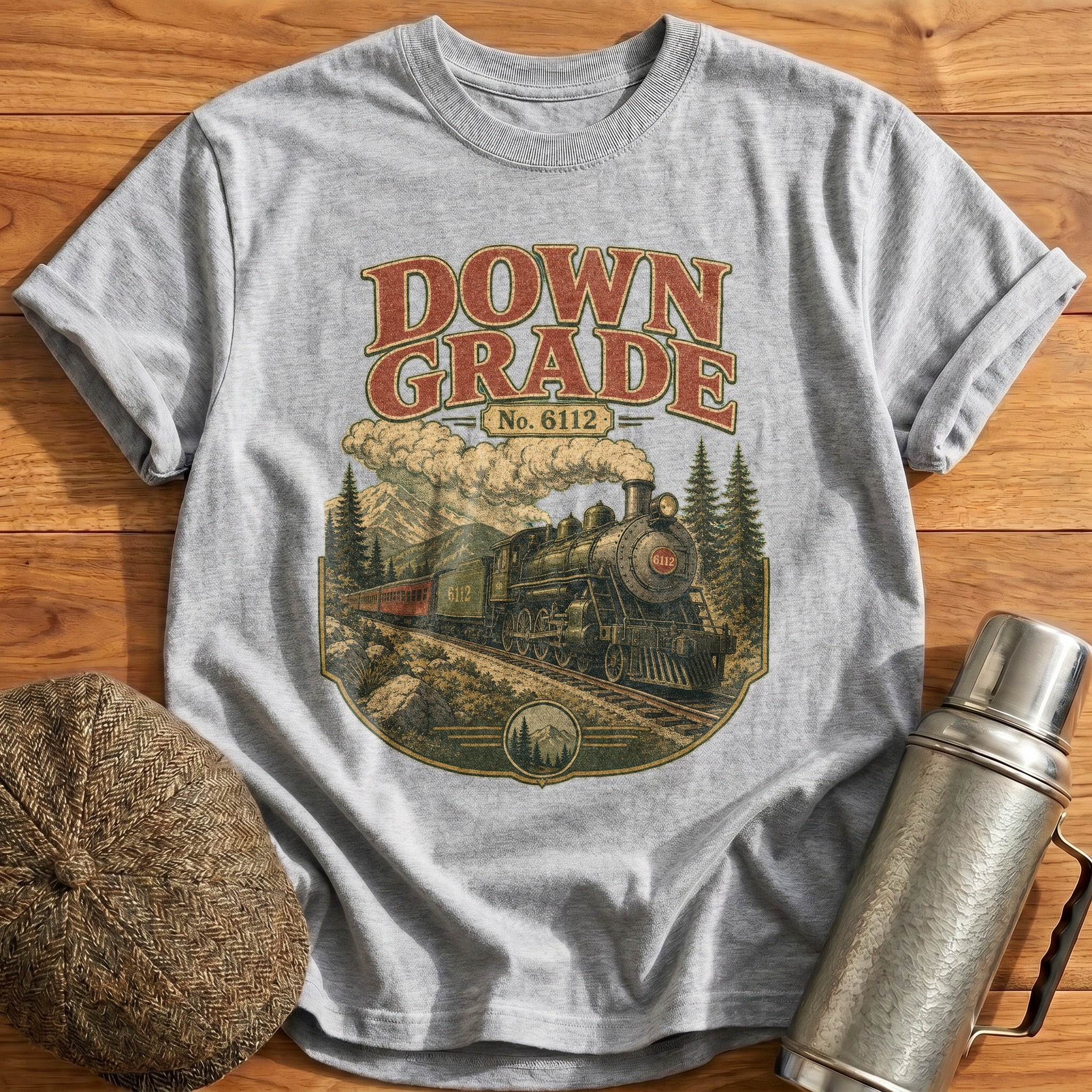 Down Grade T-Shirt - Sport Grey