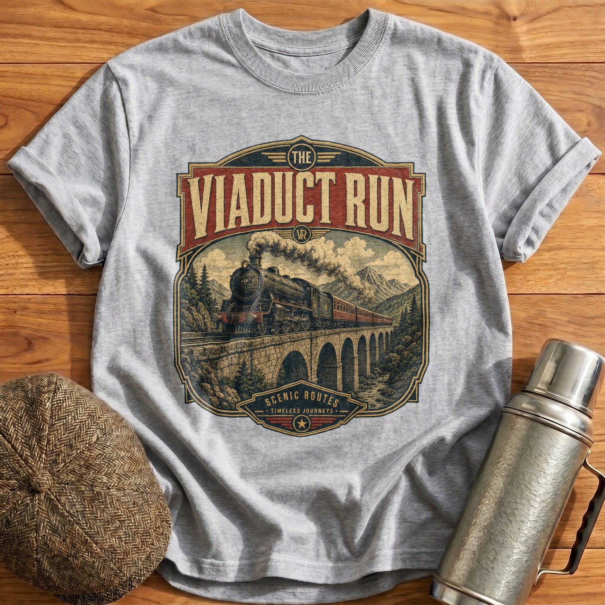 The Viaduct Run T-Shirt - Sport Grey