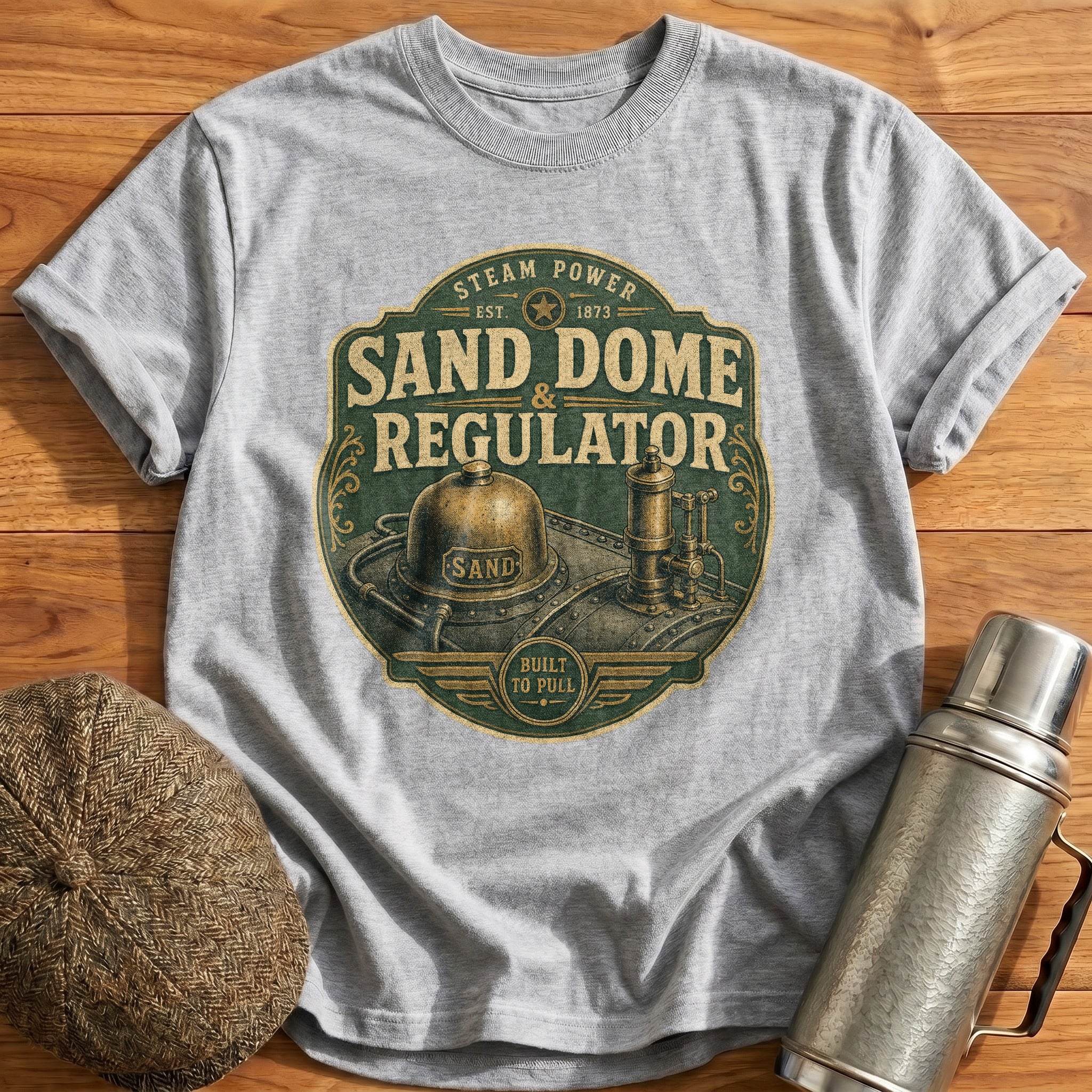 Sand Dome & Regulator T-Shirt - Sport Grey