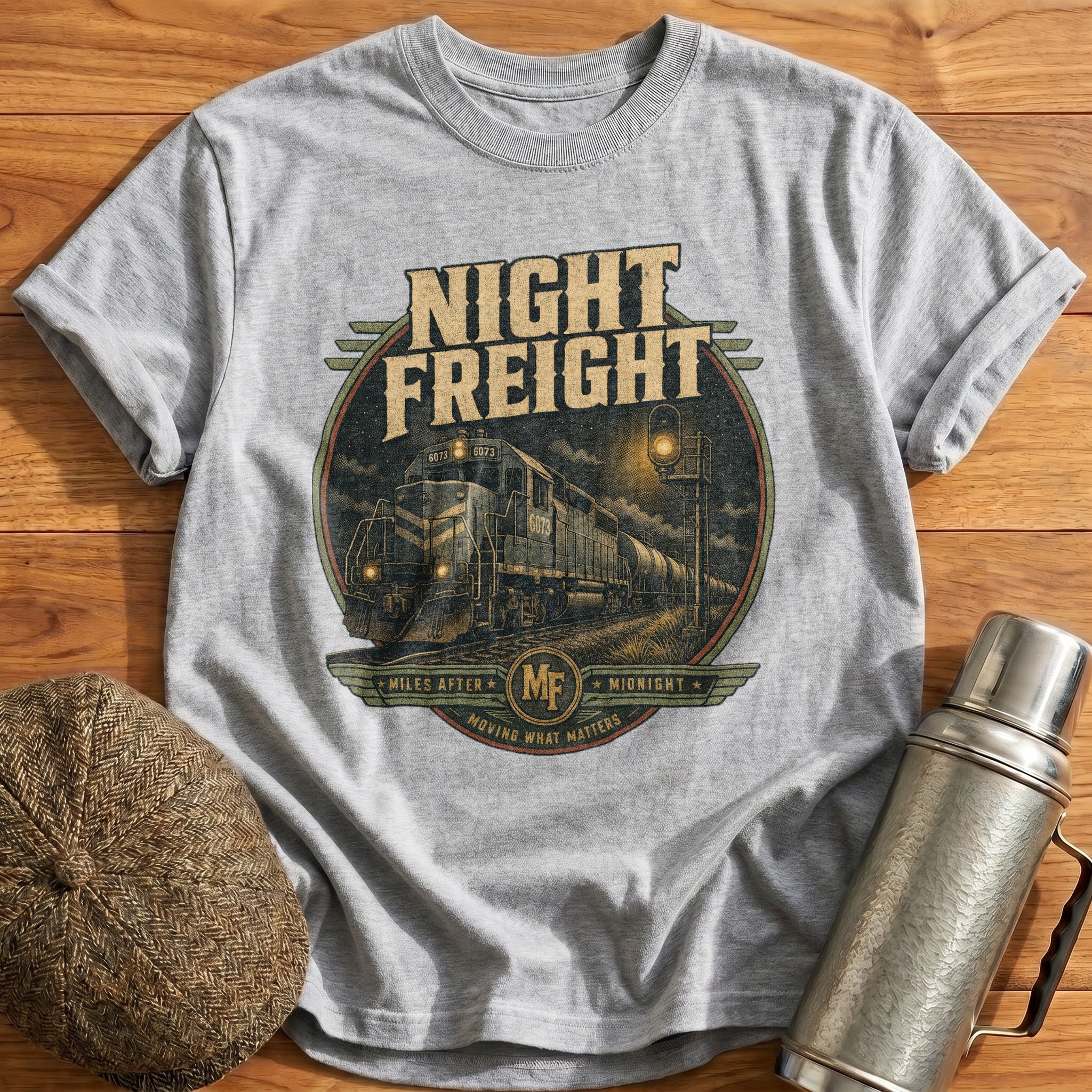 Night Freight T-Shirt - Sport Grey