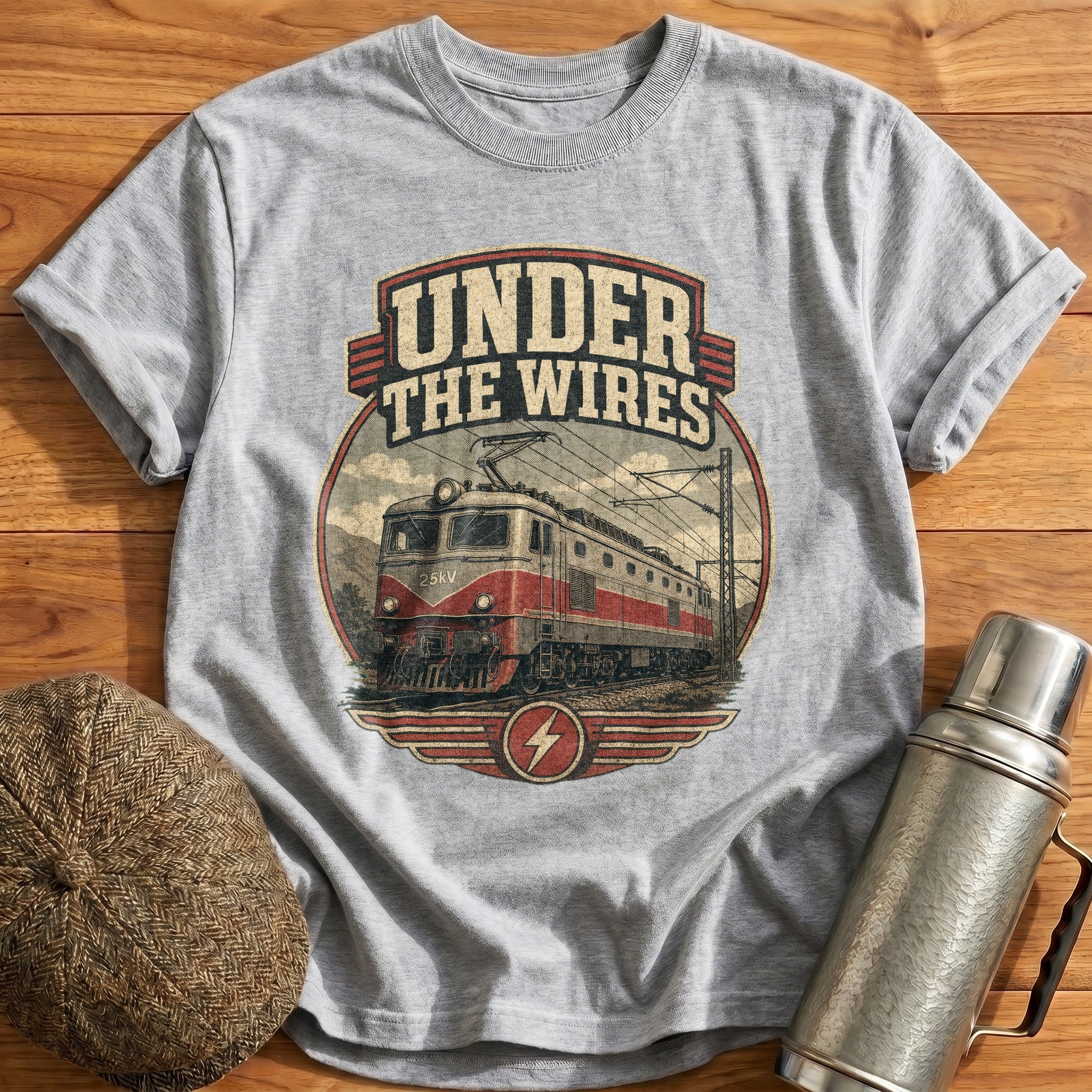 Under the Wires T-Shirt - Sport Grey