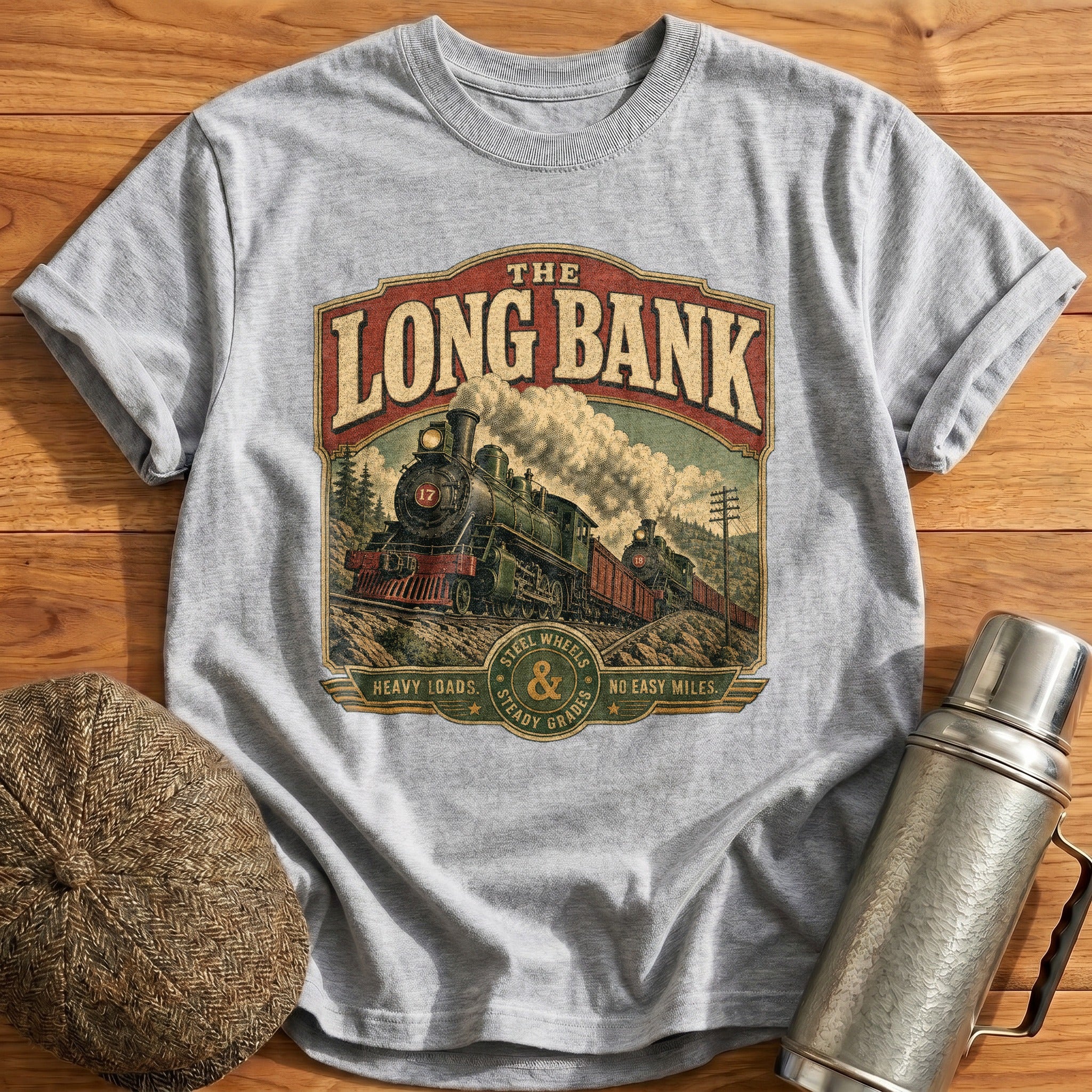 The Long Bank T-Shirt - Sport Grey
