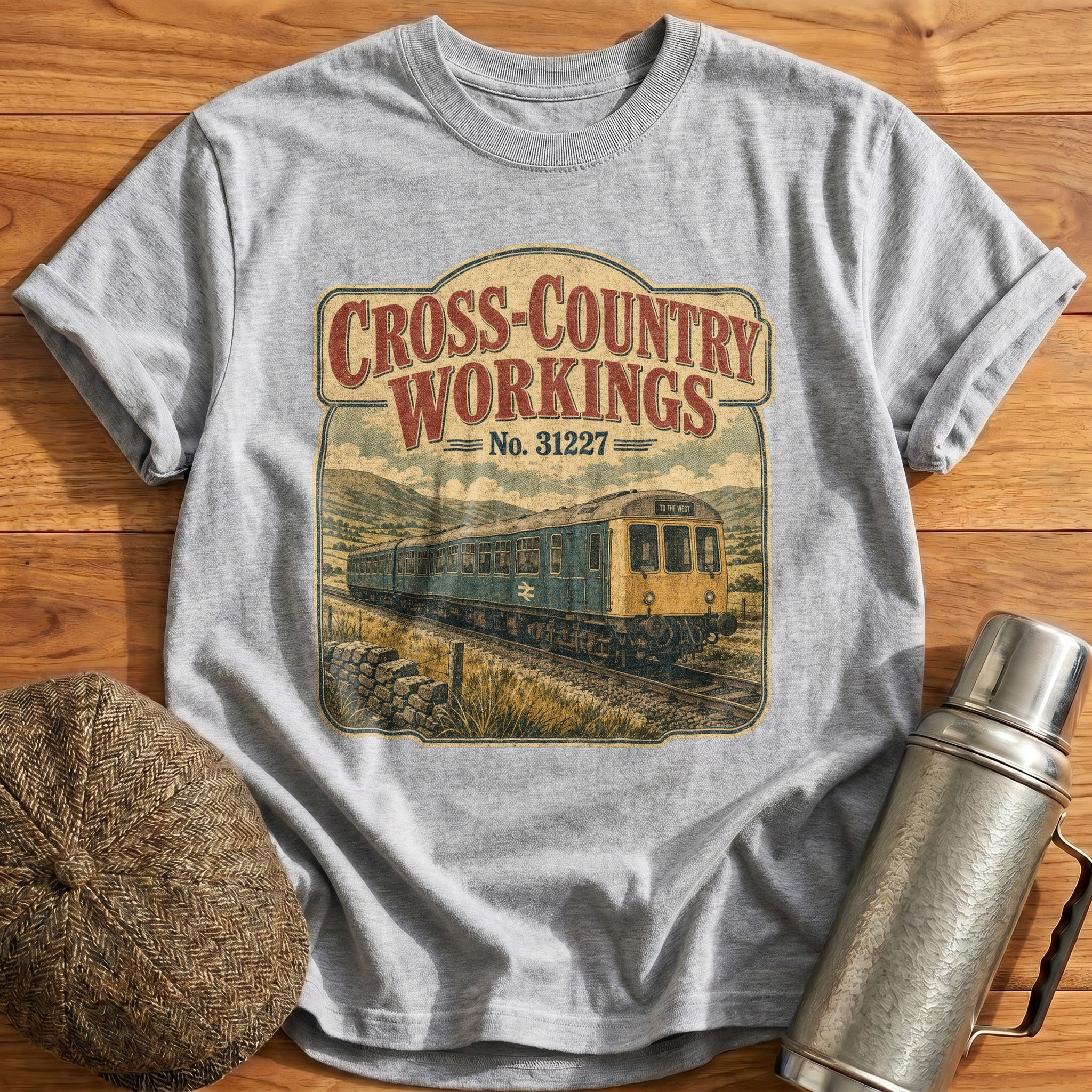 Cross-country Workings T-Shirt - Sport Grey