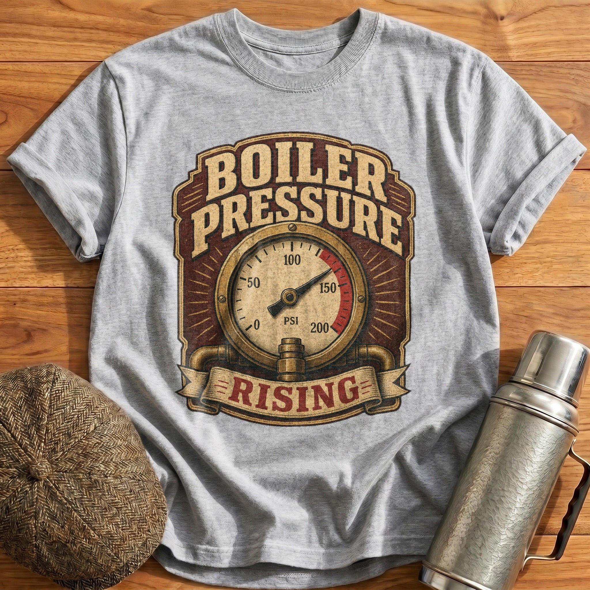 Boiler Pressure T-Shirt - Sport Grey