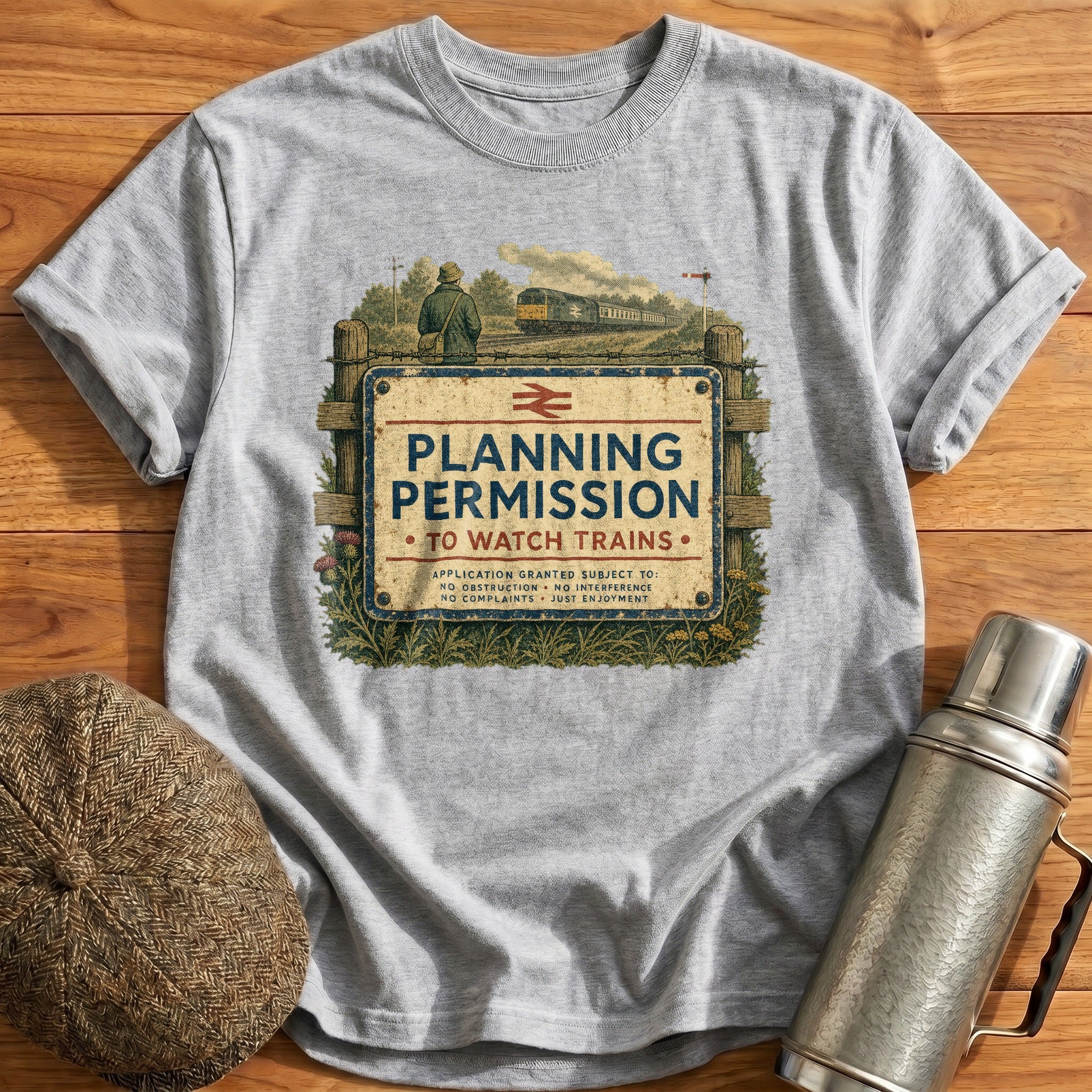 Planning Permission T-Shirt - Sport Grey
