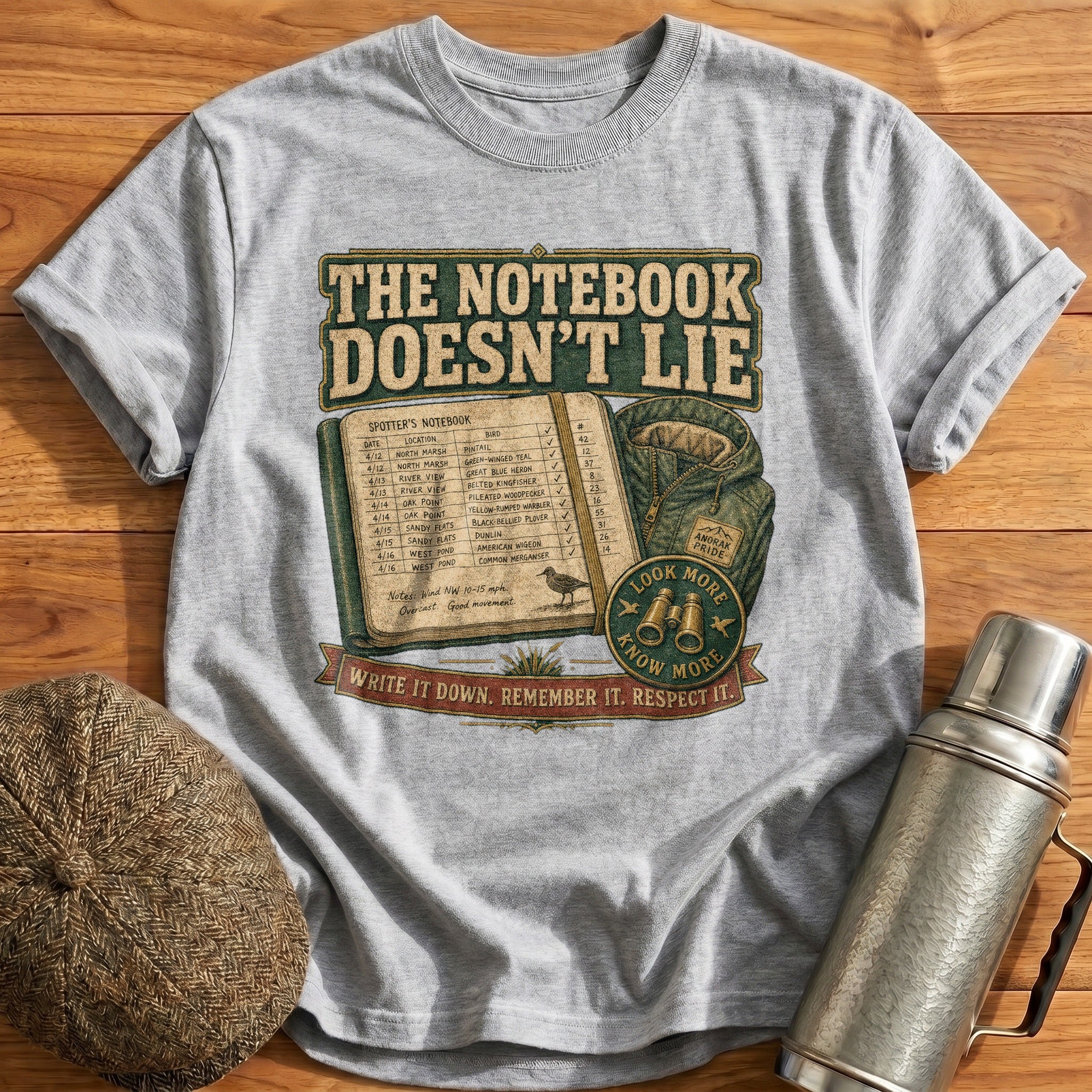 The Notebook Doesn't Lie T-Shirt - Sport Grey