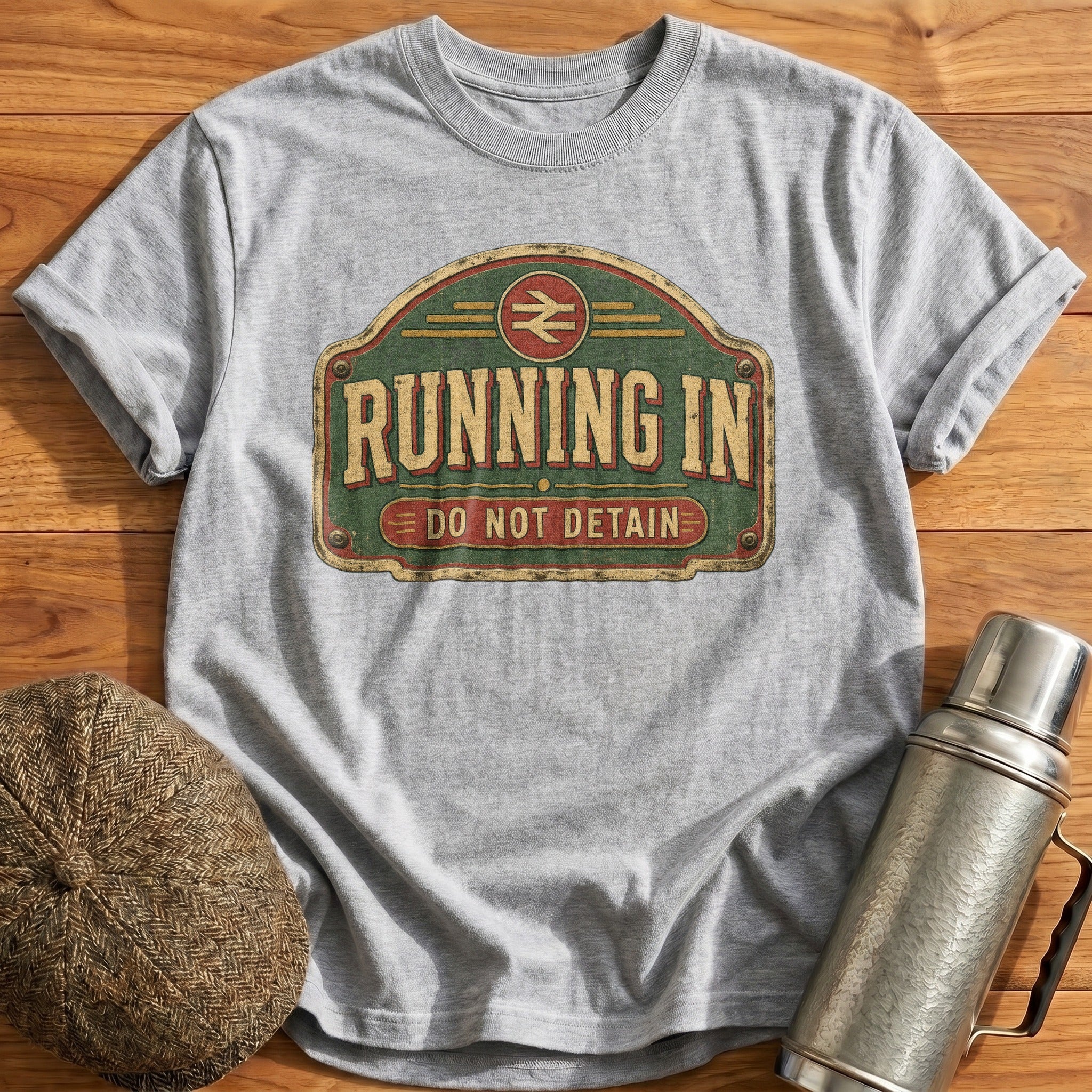Running in T-Shirt - Sport Grey