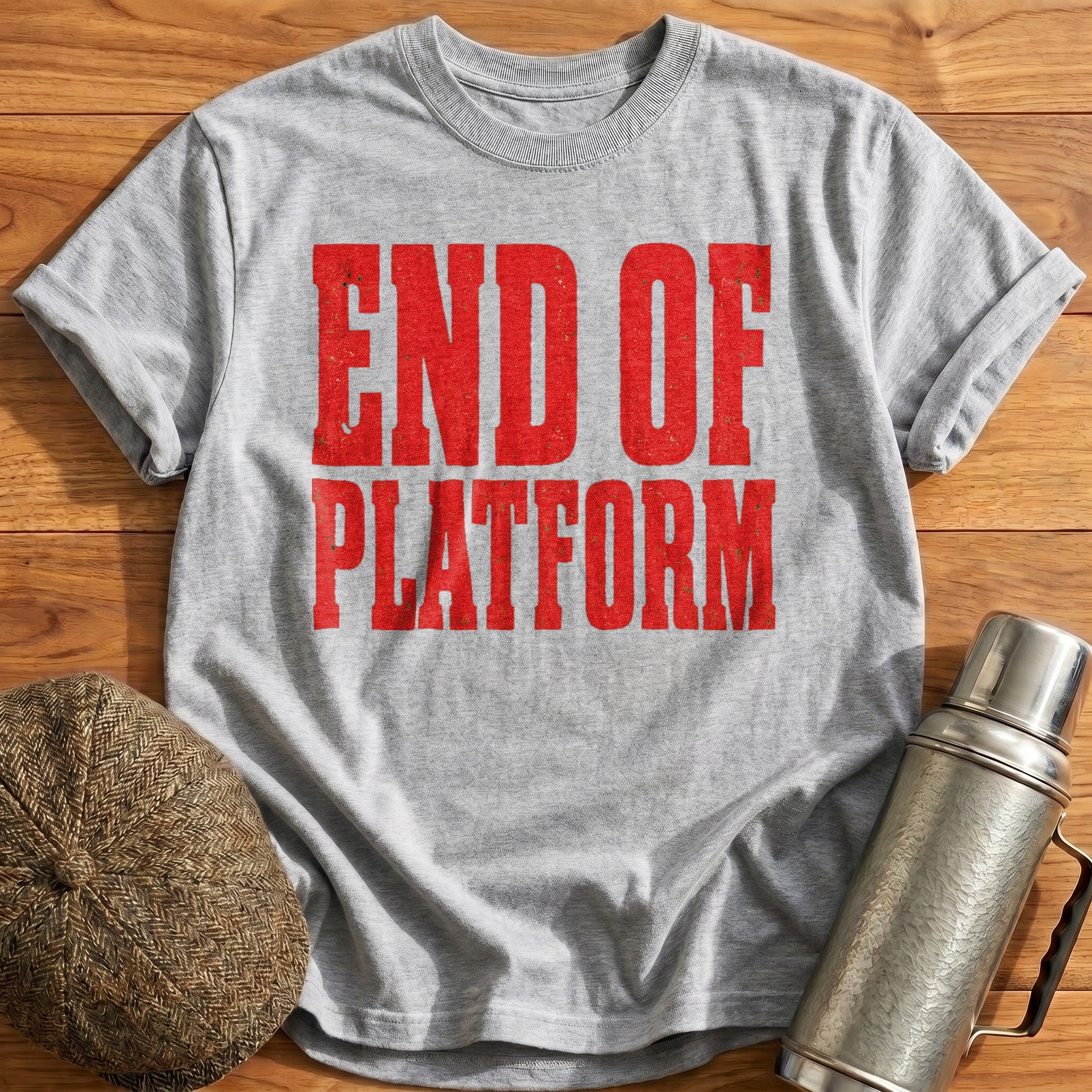 End of Platform T-Shirt - Sport Grey