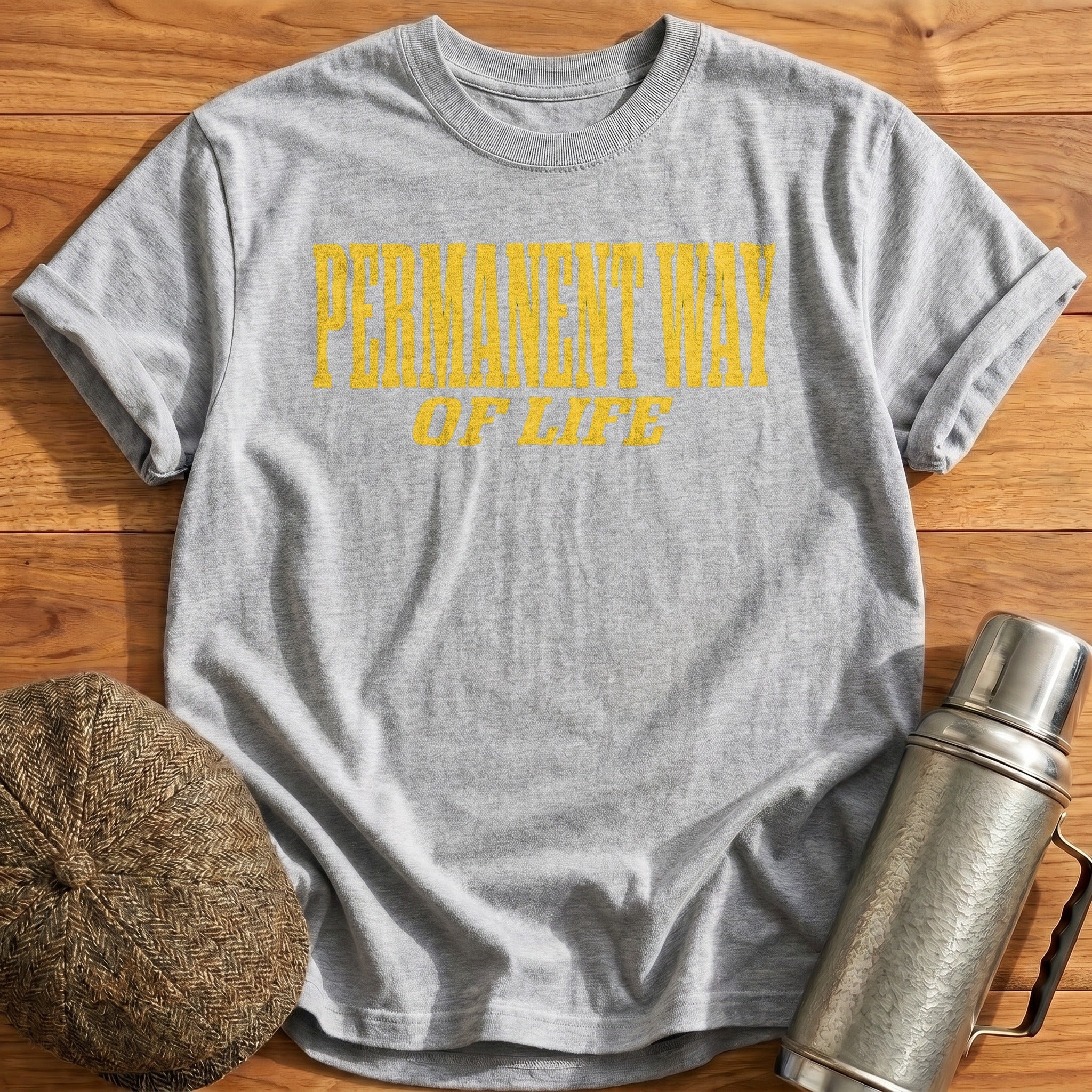 Permanent Way of Life T-Shirt - Sport Grey